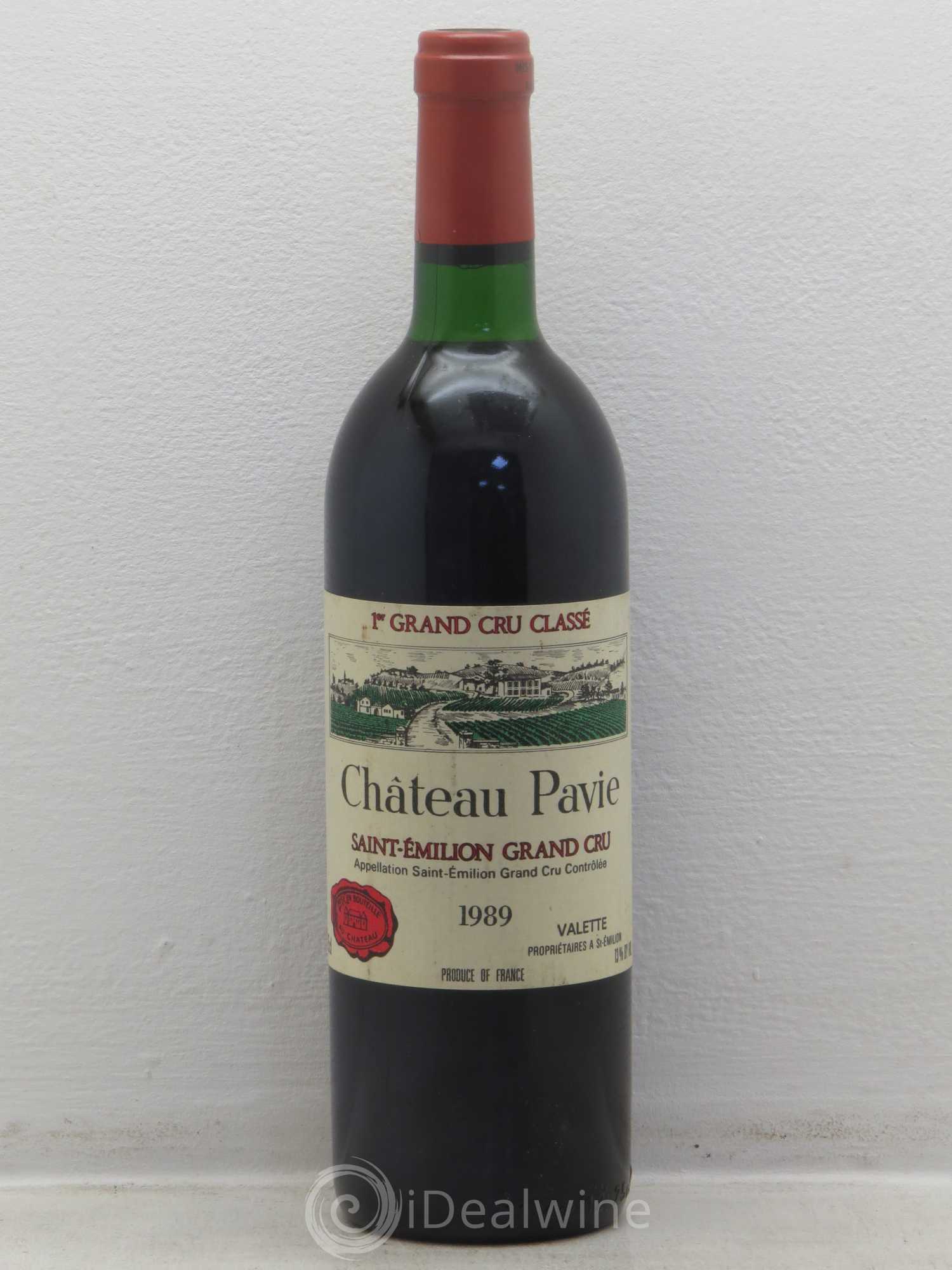 Château Pavie 1er Grand Cru Classé A 1989 - Lot de 1 bouteille - 0