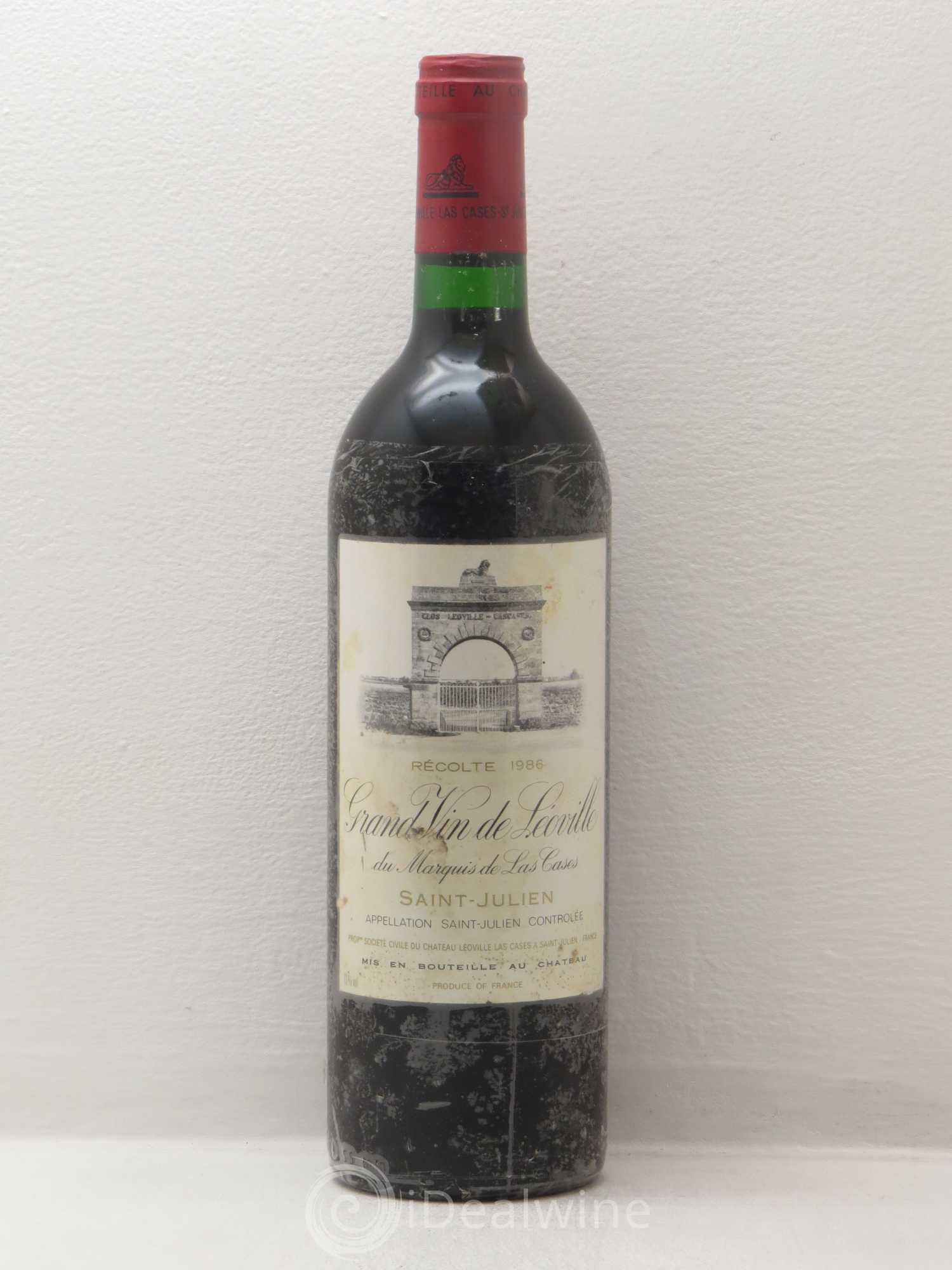Château Léoville Las Cases 2ème Grand Cru Classé 1986 - Lot de 1 bouteille - 0