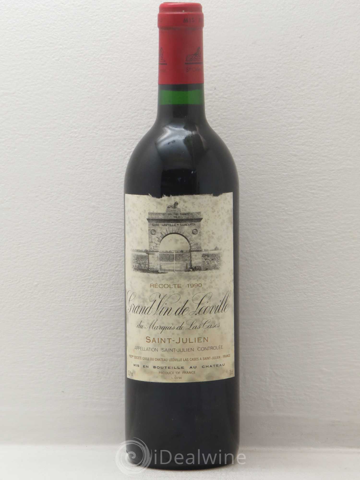 Château Léoville Las Cases 2ème Grand Cru Classé 1990 - Lot de 1 bouteille - 0