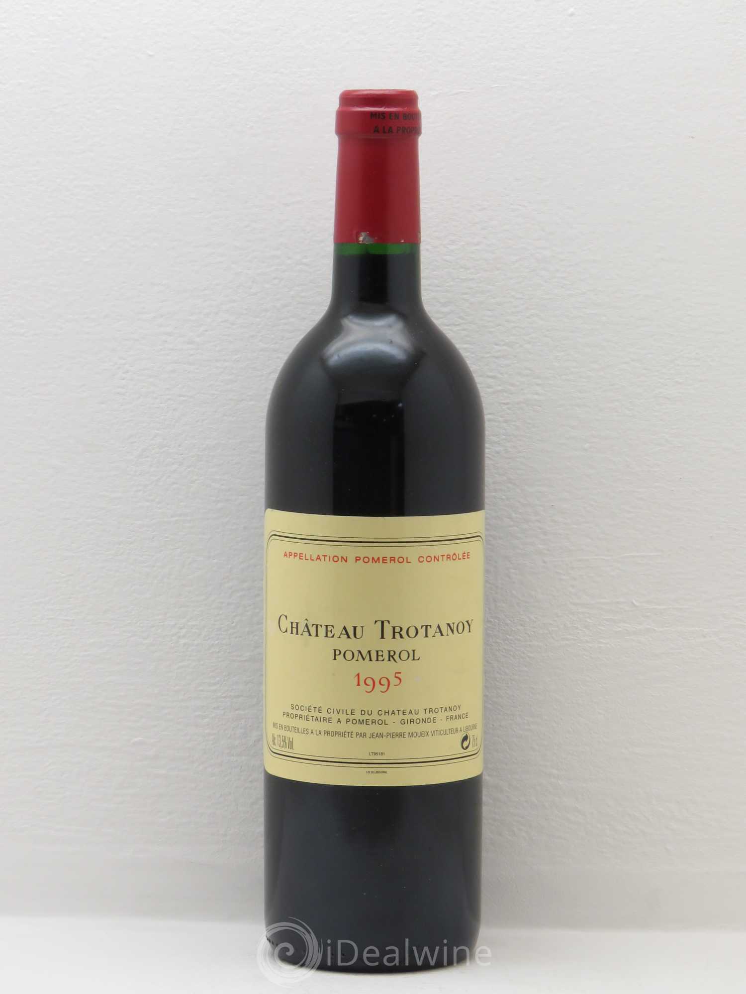 Château Trotanoy 1995 - Lot de 1 bouteille - 0