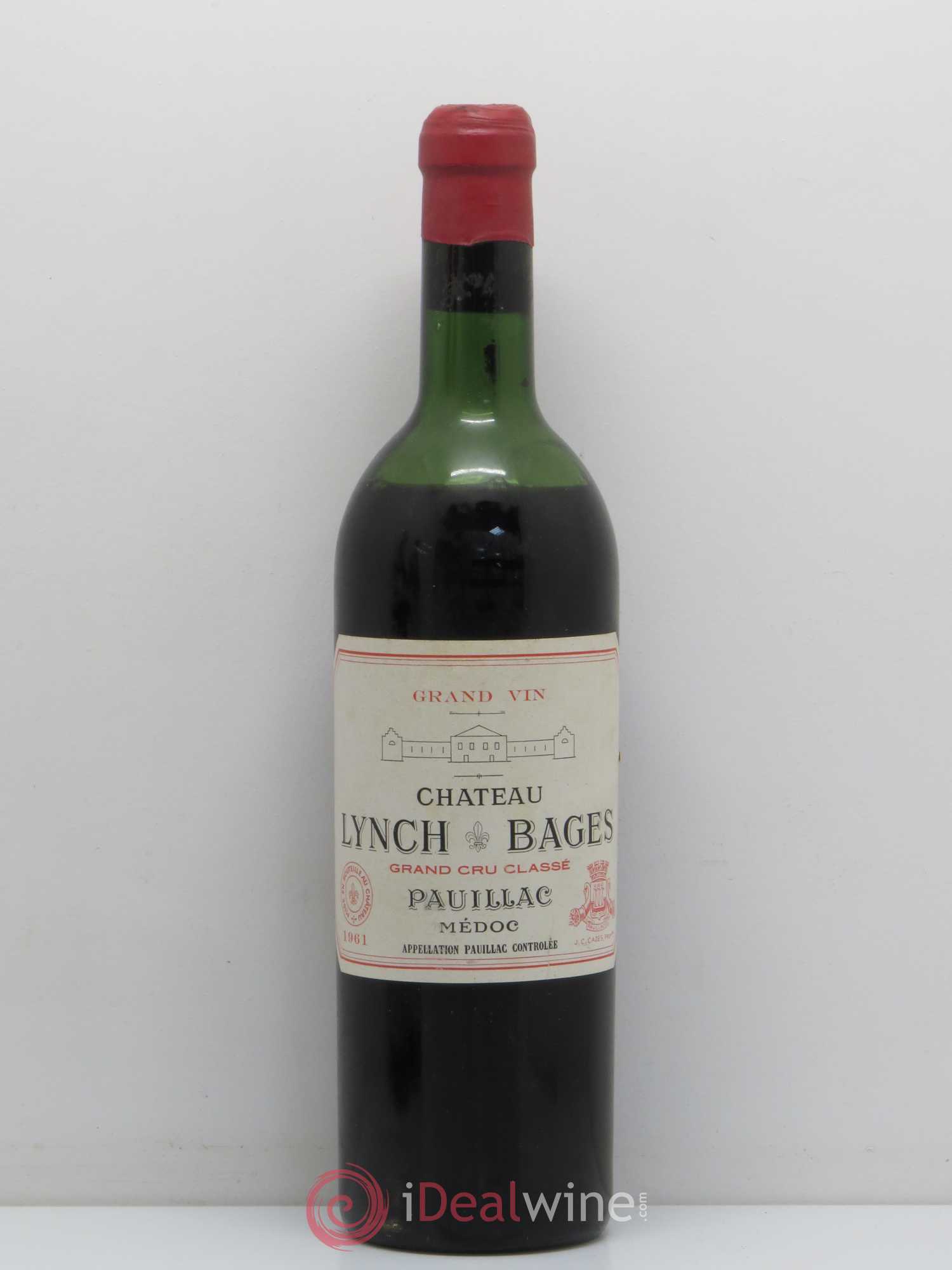 Château Lynch Bages 5ème Grand Cru Classé 1961 - Lot de 1 bouteille - 0