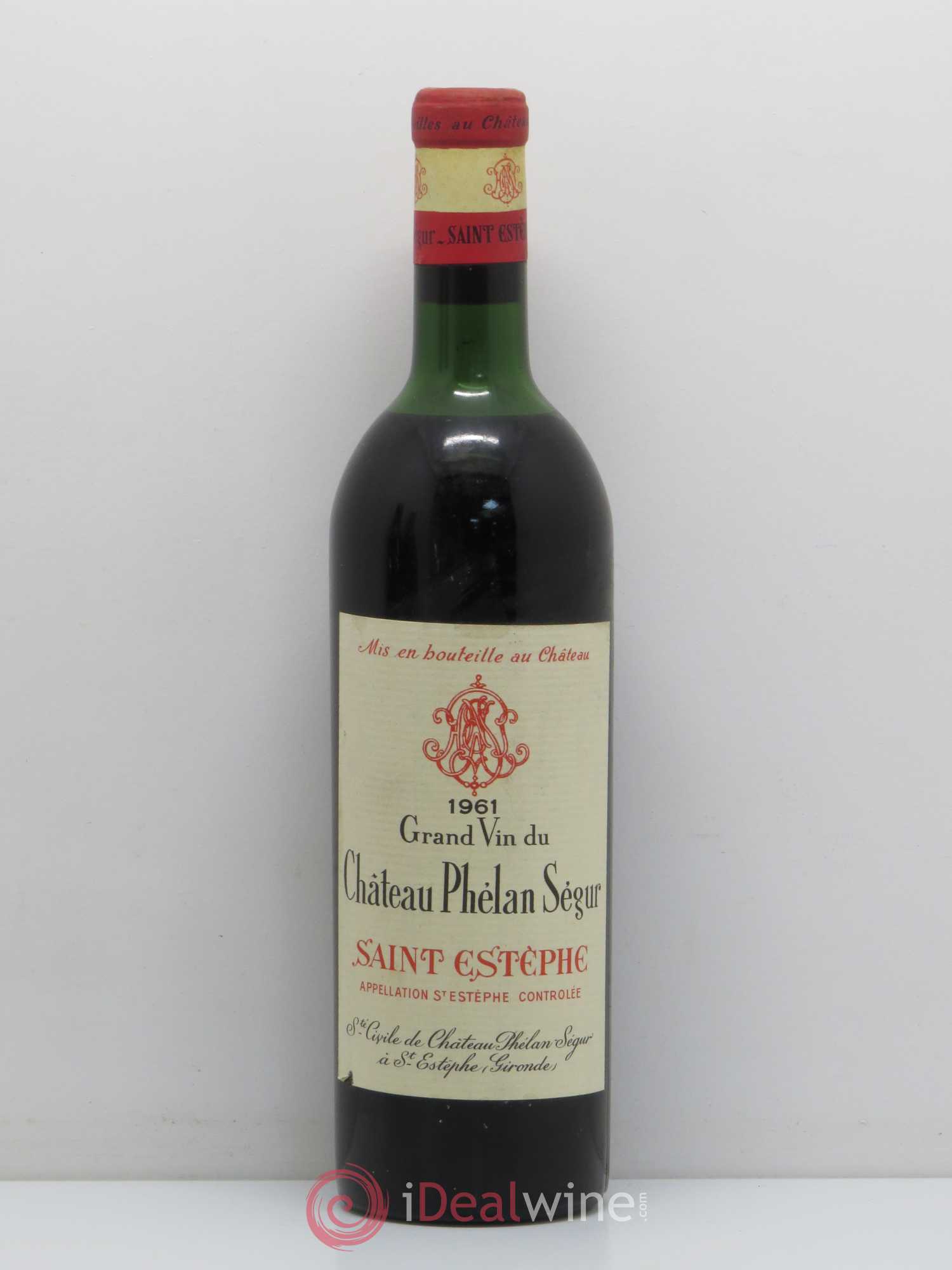 Château Phélan Ségur 1961 - Lot de 1 bouteille - 0