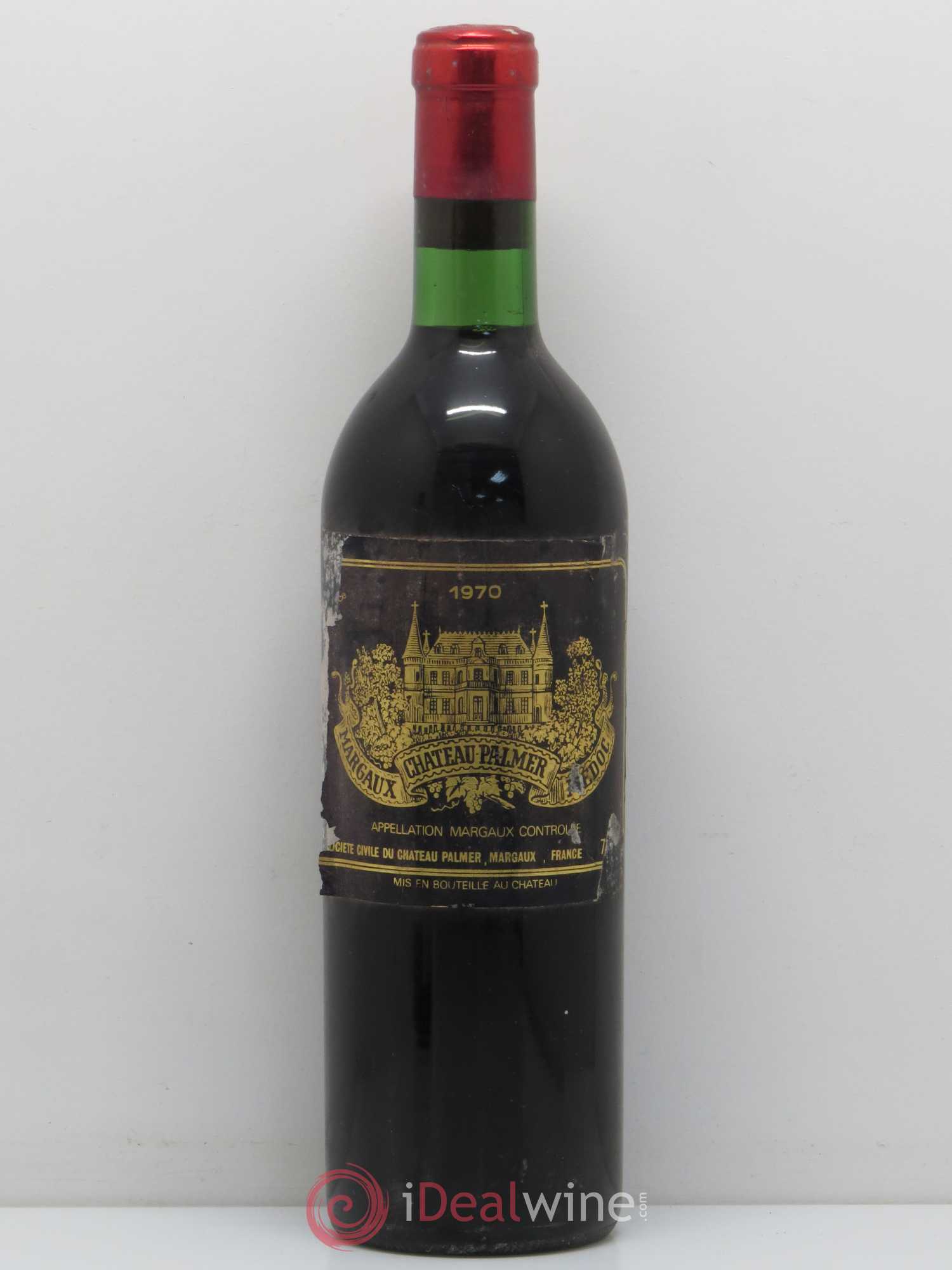 Château Palmer 3ème Grand Cru Classé 1970 - Lot de 1 bouteille - 0