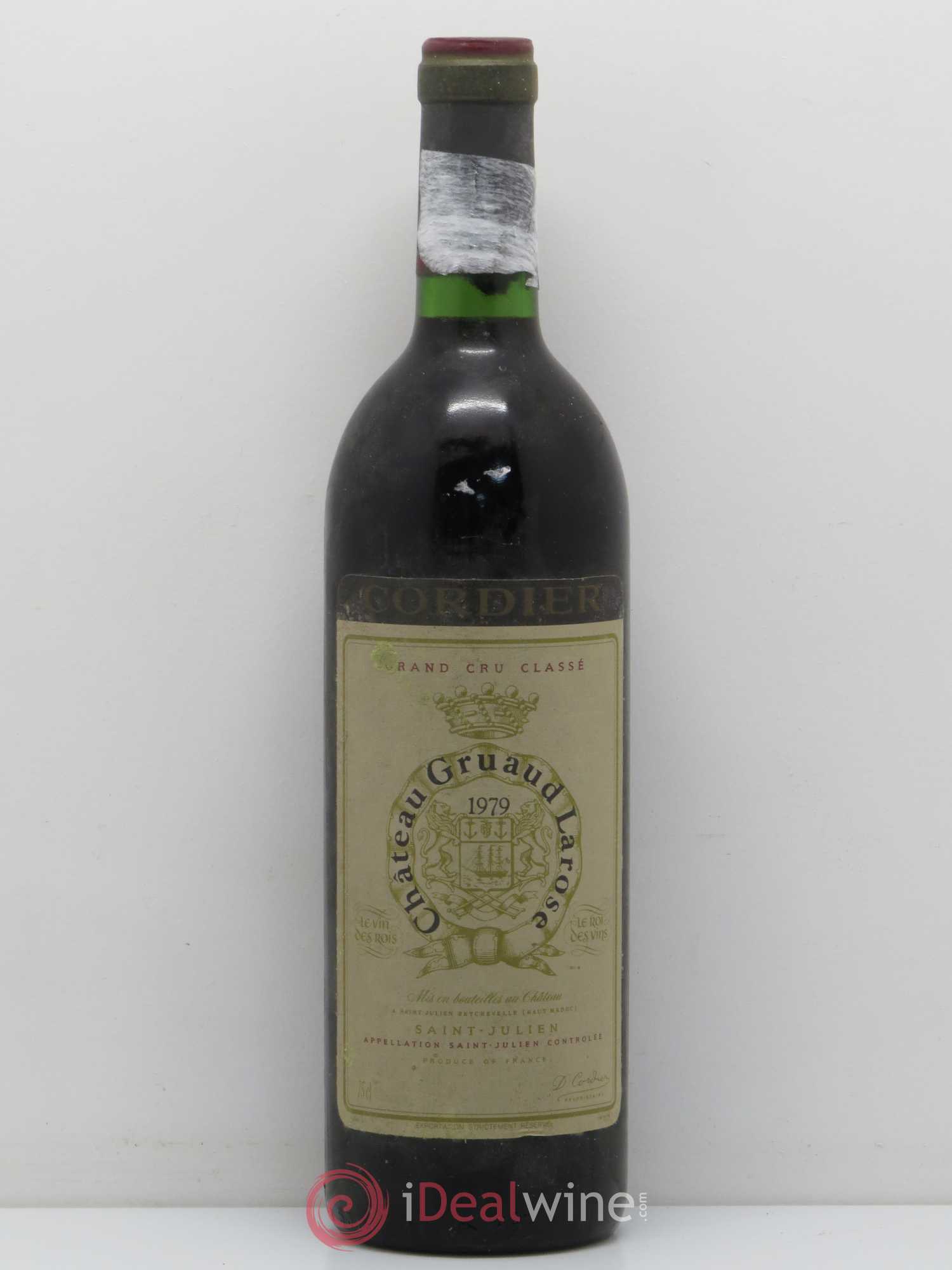 Château Gruaud Larose 2ème Grand Cru Classé 1979 - Lot de 1 bouteille - 0