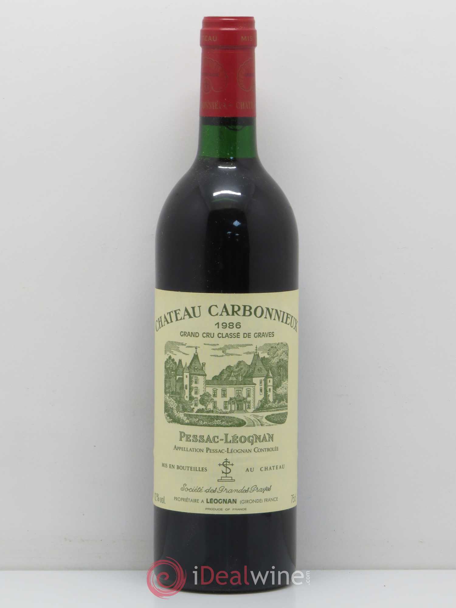 Château Carbonnieux Cru Classé de Graves 1986 - Lotto di 1 bottiglia - 0