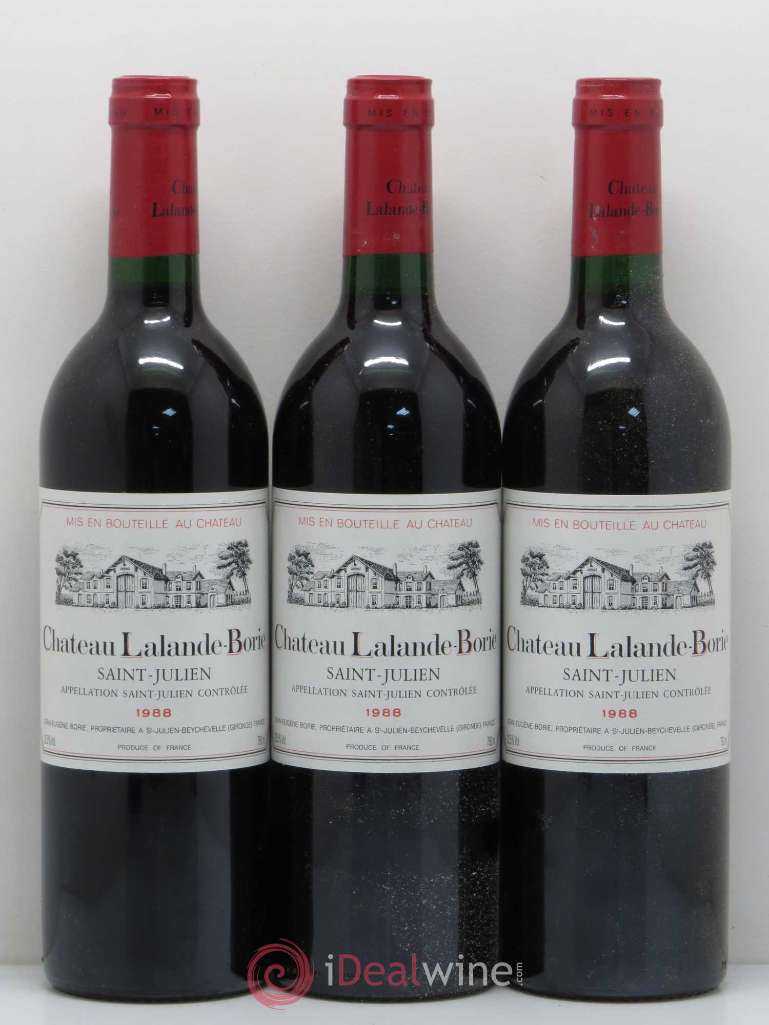 Château Lalande Borie 1988 - Lot de 12 bouteilles - 4