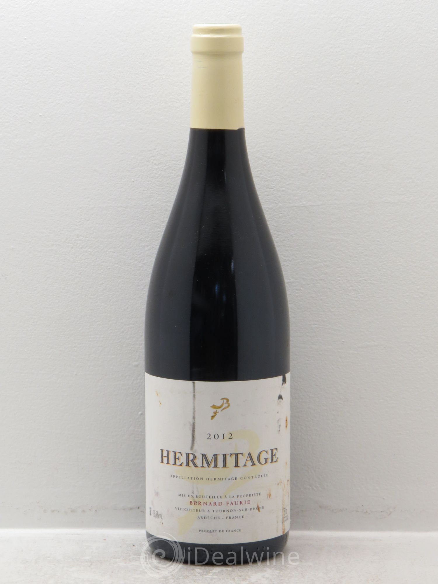 Hermitage Les Greffieux, Les Bessards et Le Méal Bernard Faurie 2012 - Lot de 1 bouteille - 0