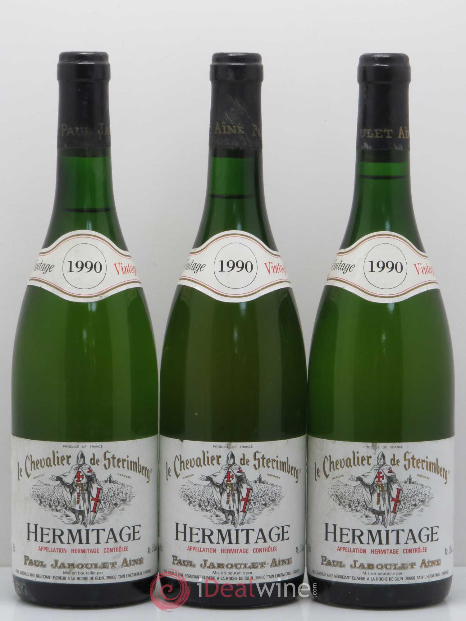 Hermitage Chevalier de Sterimberg Paul Jaboulet Ainé 1990 - Lot de 6 bouteilles - 2