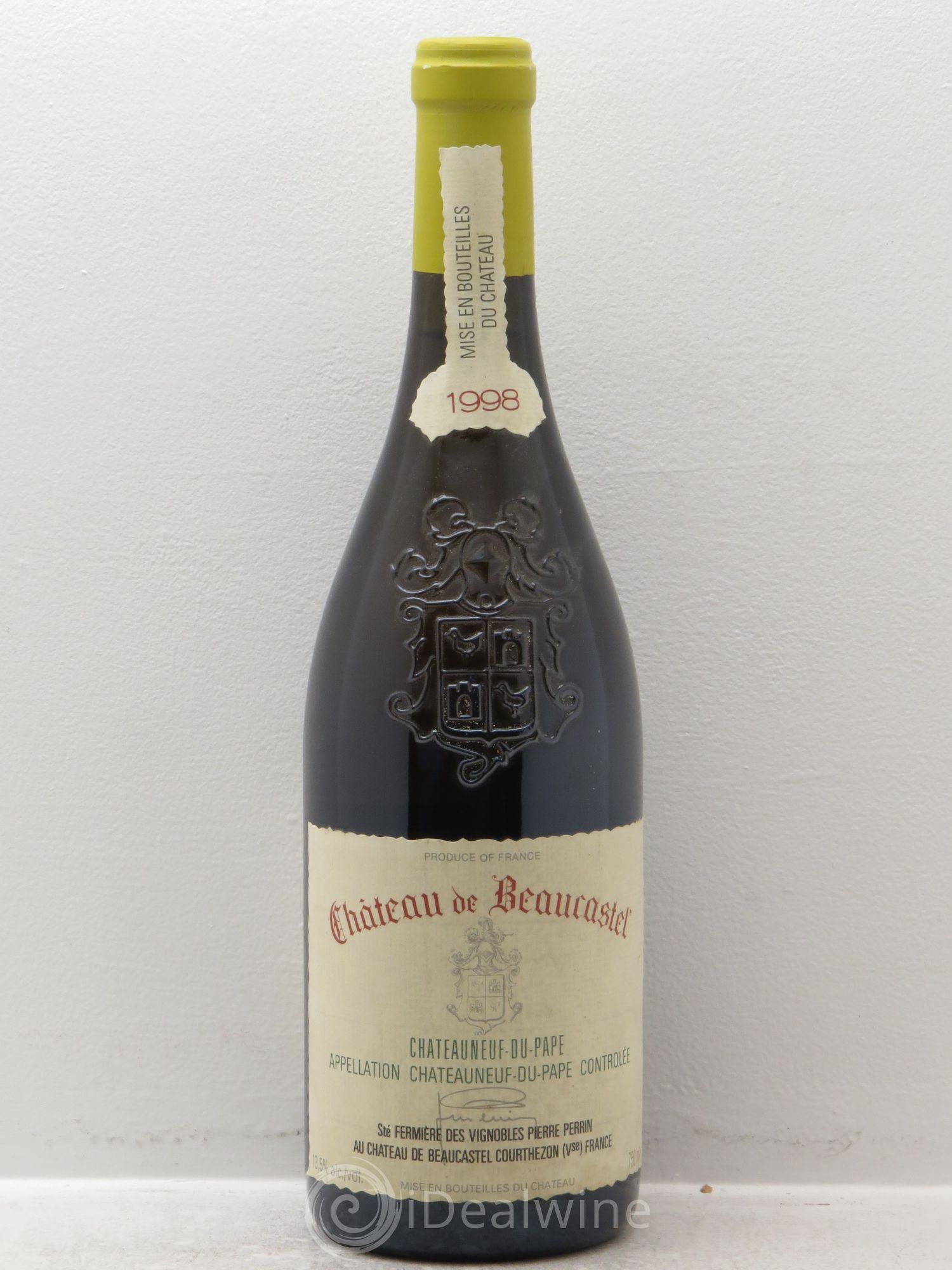 Châteauneuf-du-Pape Château de Beaucastel Famille Perrin 1998 - Lot de 1 bouteille - 0