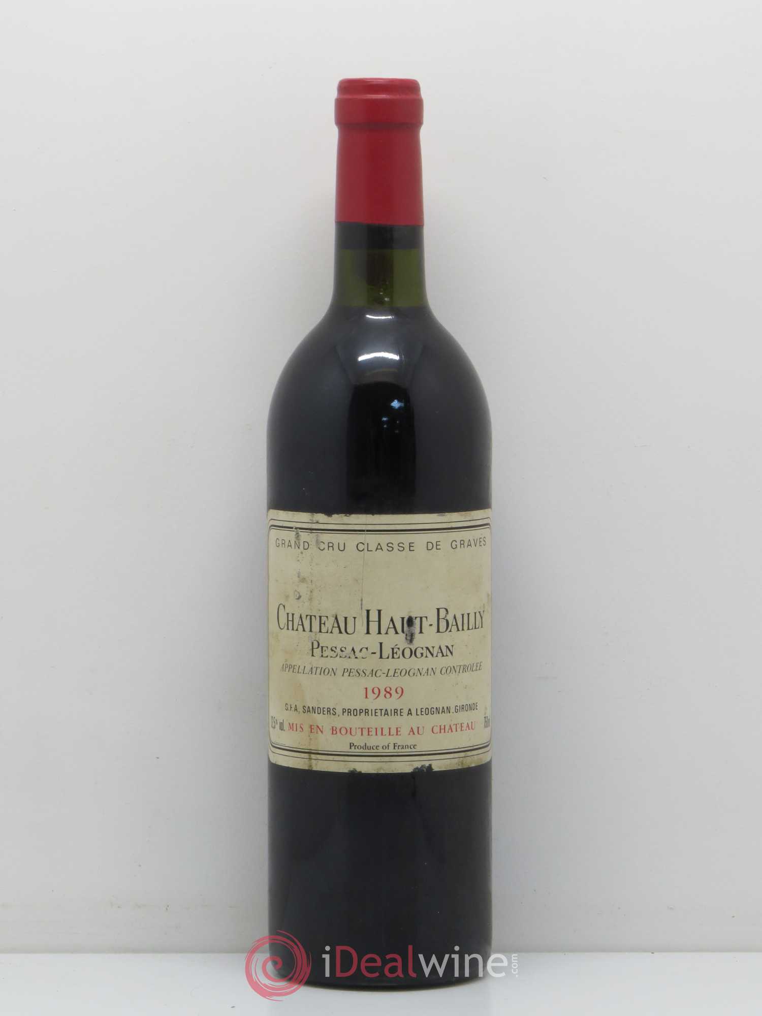 Château Haut-Bailly Cru Classé de Graves 1989 - Lot de 1 bouteille - 0