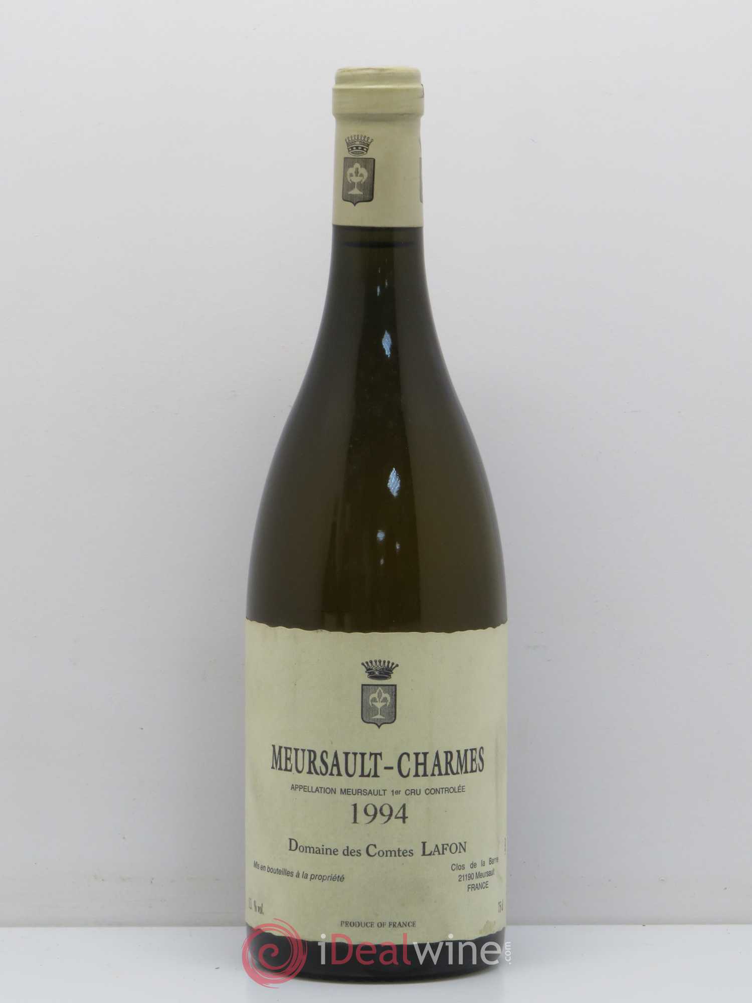 Meursault 1er Cru Charmes Comtes Lafon (Domaine des) 1994 - Lot de 1 bouteille - 0