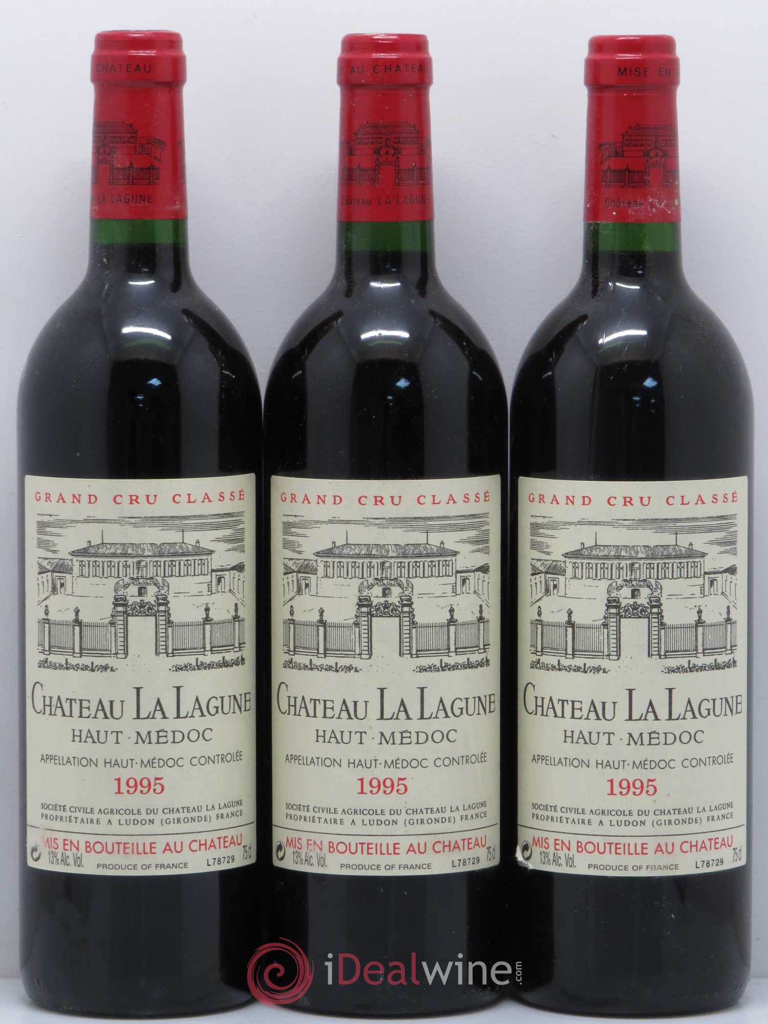 Château la Lagune 3ème Grand Cru Classé 1995 - Lot de 6 bouteilles - 2