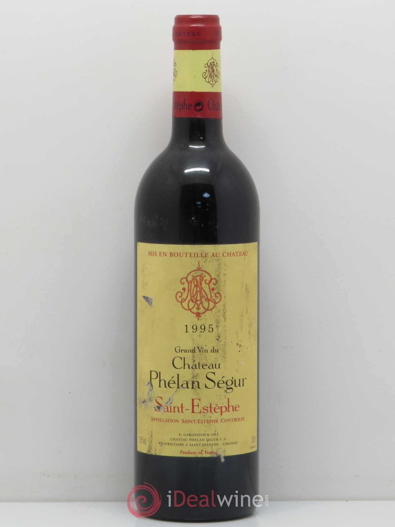 Château Phélan Ségur 1995 - Lot de 1 bouteille - 0