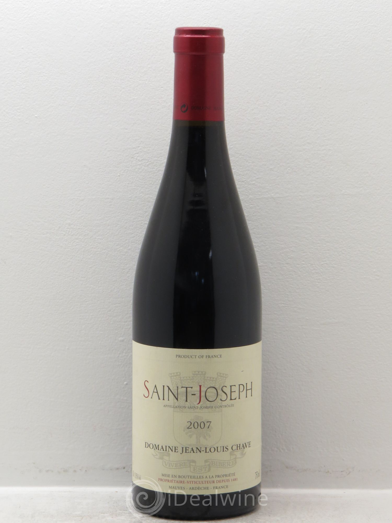 Saint-Joseph Jean-Louis Chave 2007 - Lot de 1 bouteille - 0