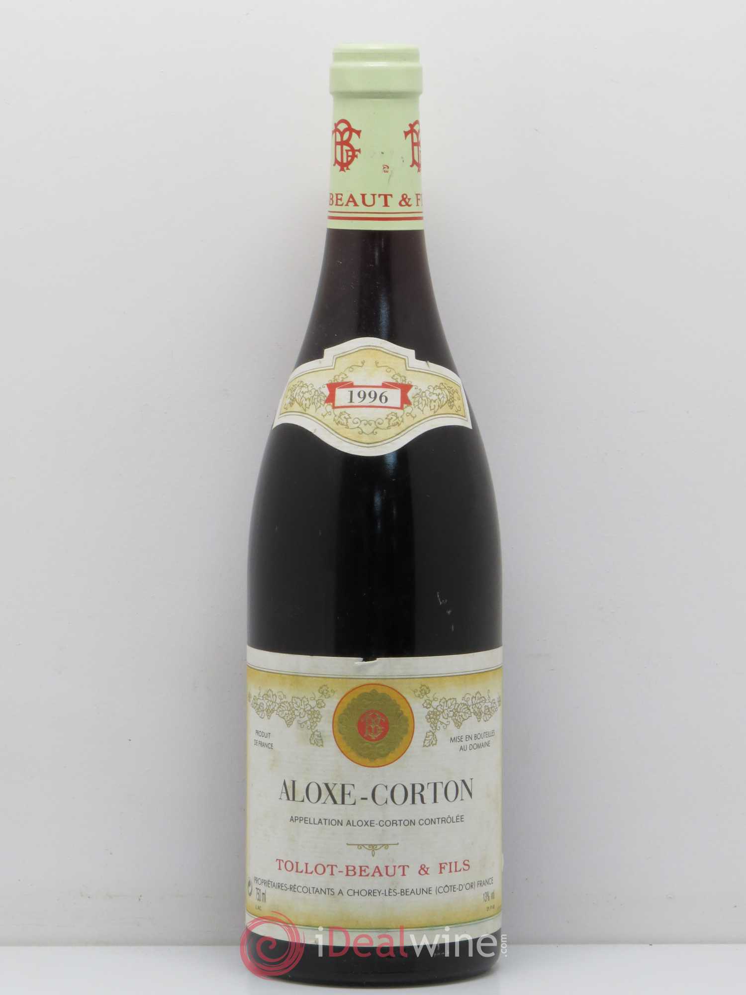 Aloxe-Corton Tollot Beaut (Domaine) 1996 - Lot de 1 bouteille - 0