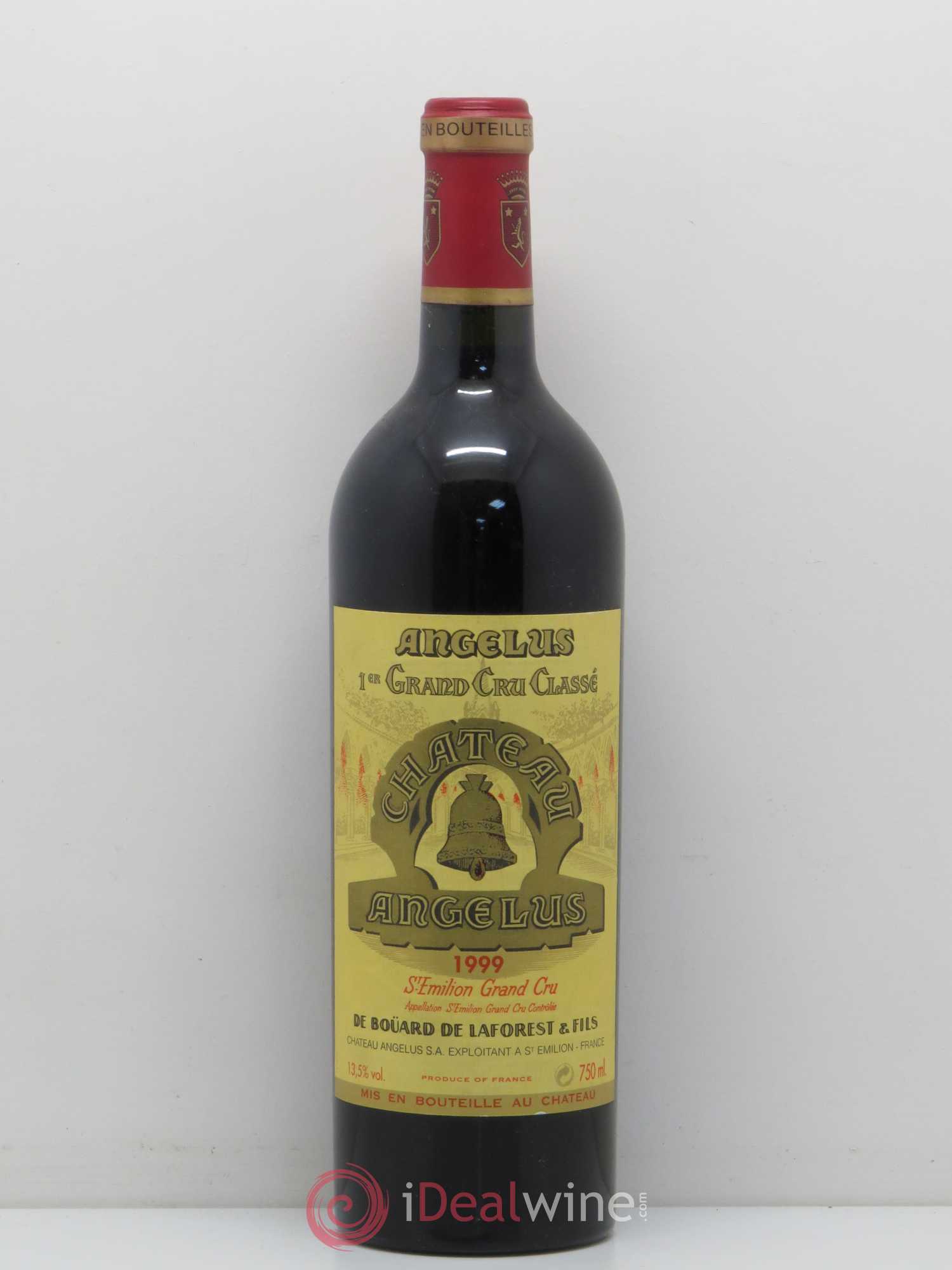 Château Angélus 1er Grand Cru Classé A 1999 - Lot de 1 bouteille - 0