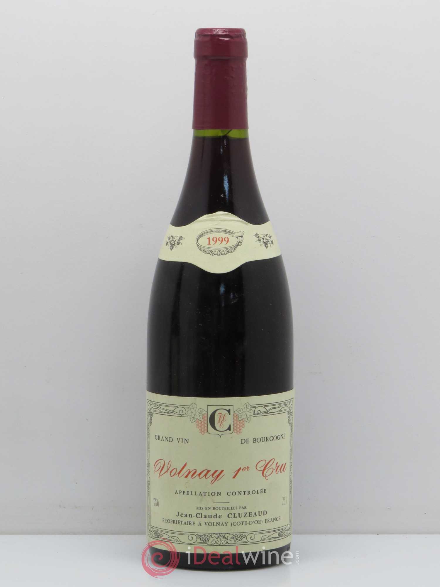 Volnay 1er Cru Jean Claude Cluzeaud 1999 - Posten von 1 Flasche - 0