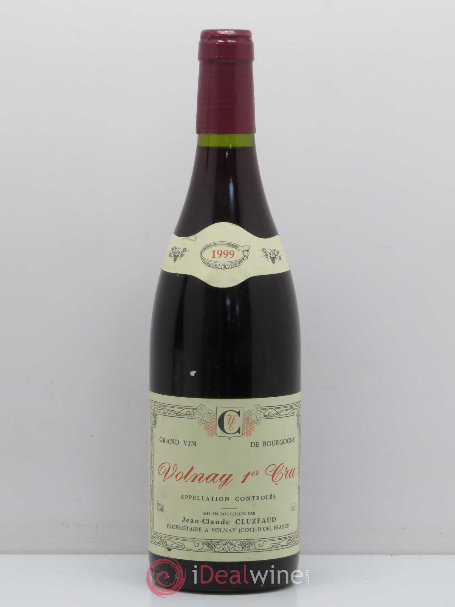Volnay 1er Cru Jean Claude Cluzeaud 1999 - Posten von 1 Flasche - 0