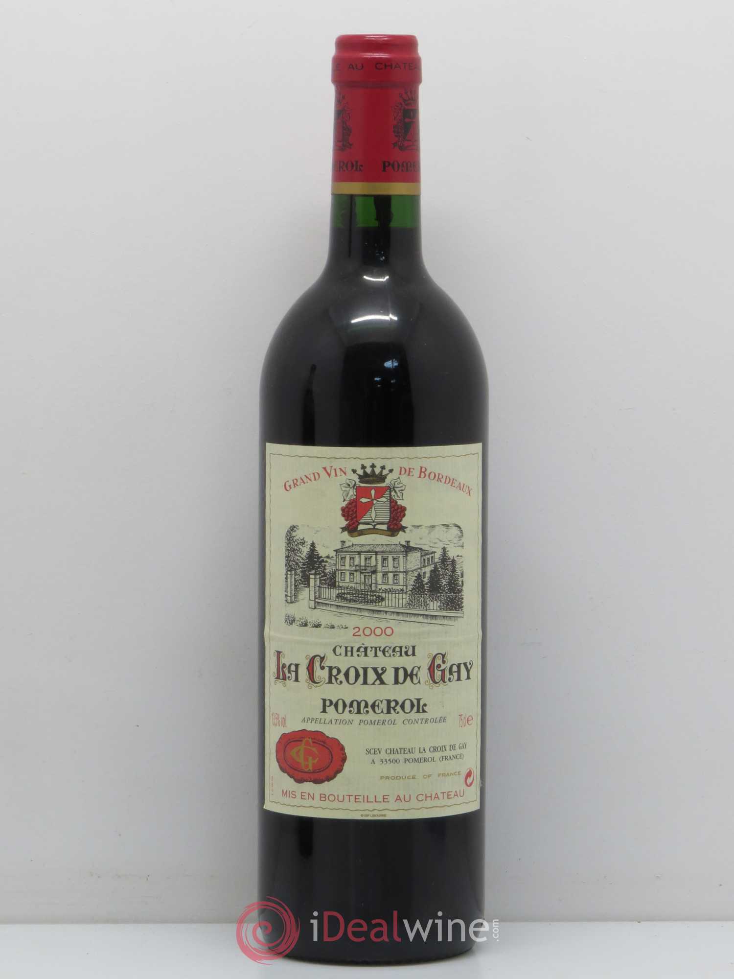 Château la Croix de Gay 2000 - Lot de 1 bouteille - 0
