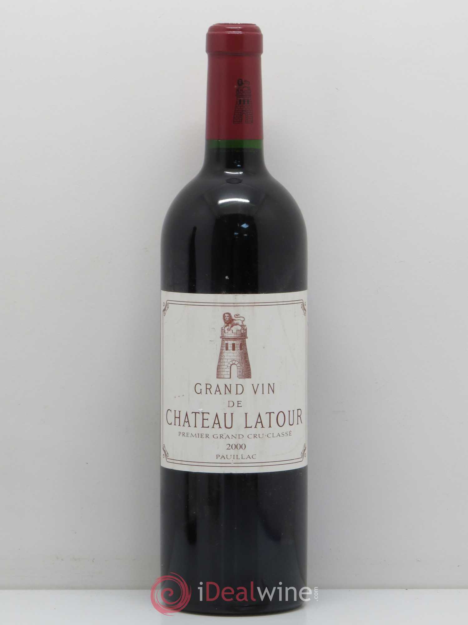 Château Latour 1er Grand Cru Classé 2000 - Lot de 1 bouteille - 0