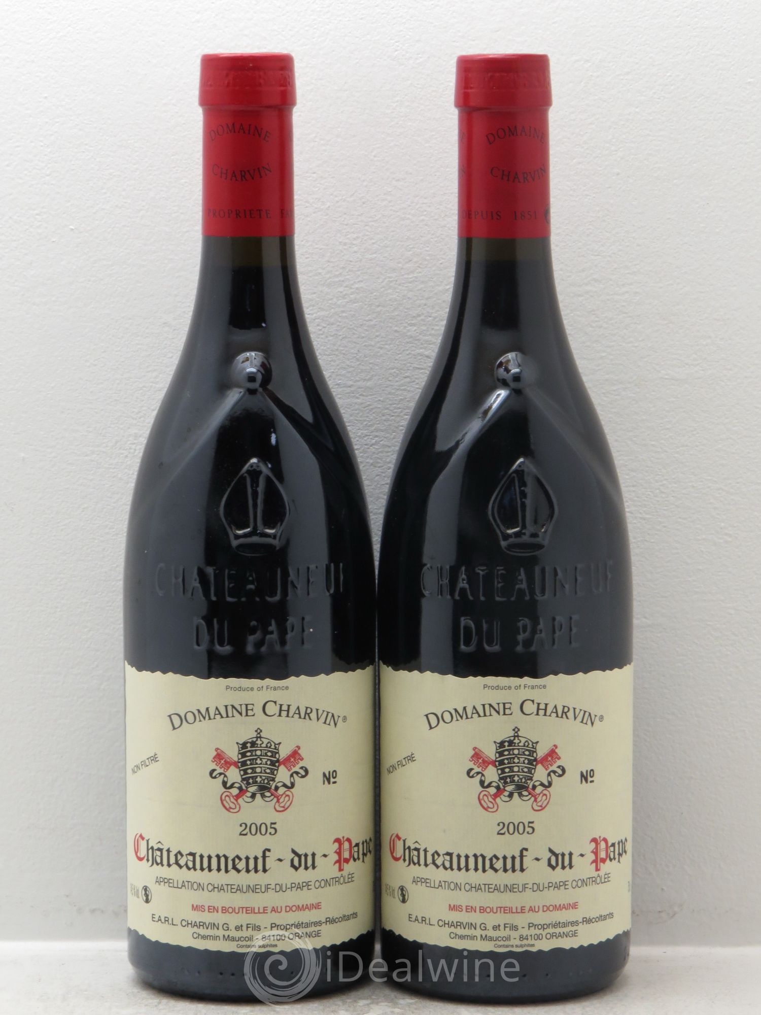 Châteauneuf-du-Pape Charvin (Domaine) 2005 - Lot de 2 bouteilles - 0