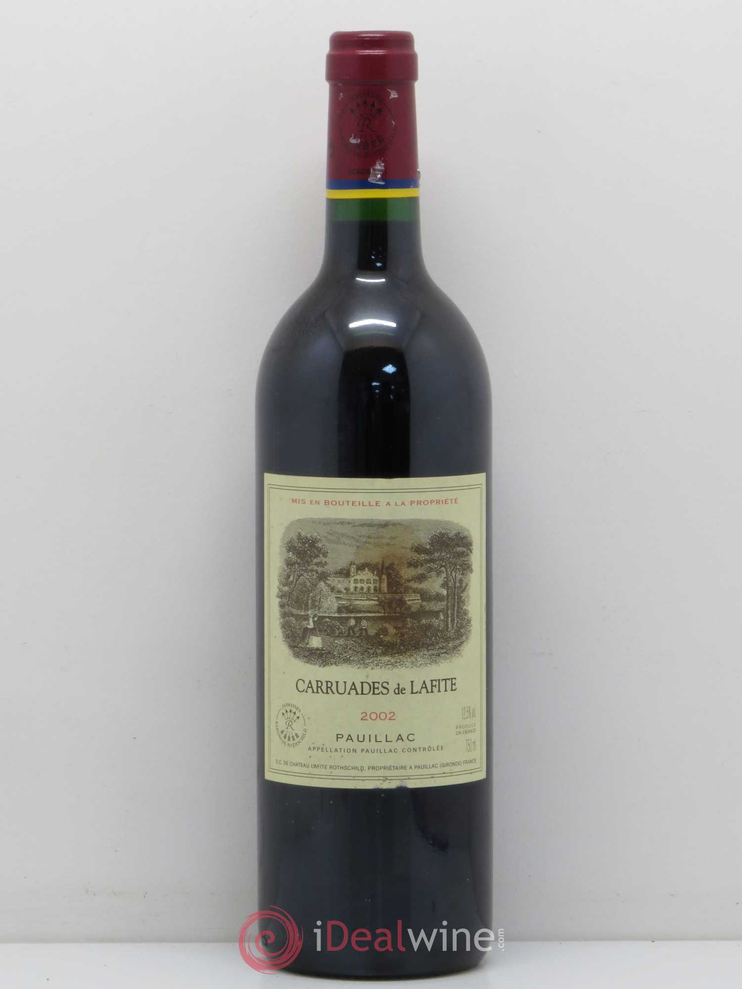 Carruades de Lafite Rothschild Second Vin 2002 - Lot de 1 bouteille - 0