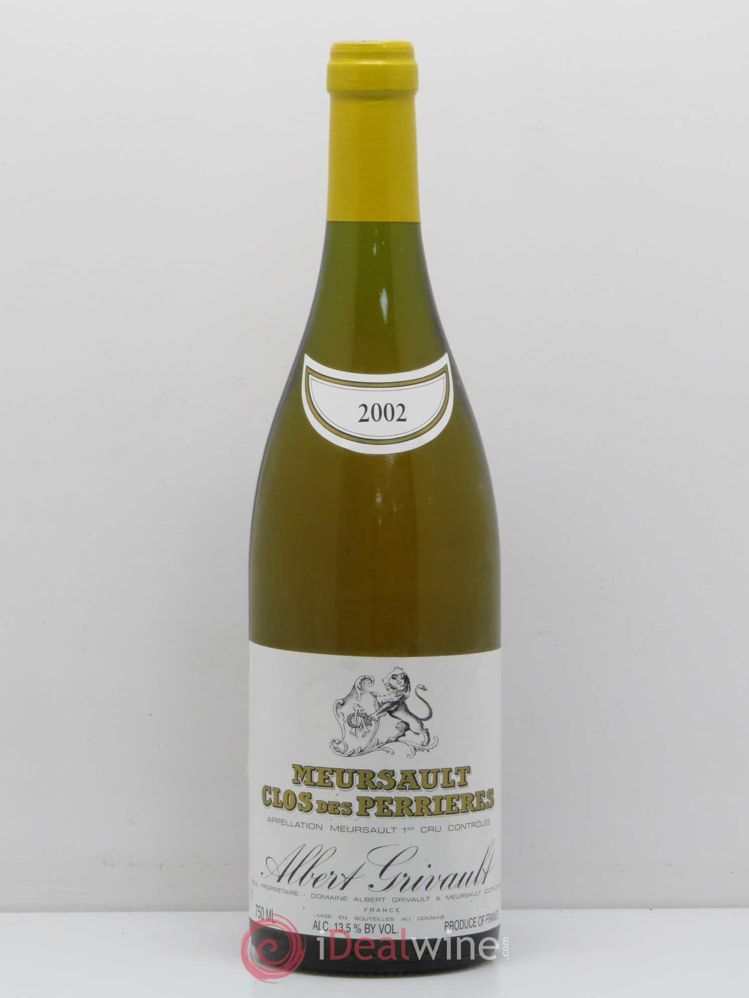 Buy Meursault 1er Cru Clos des Perrières Monopole Albert Grivault