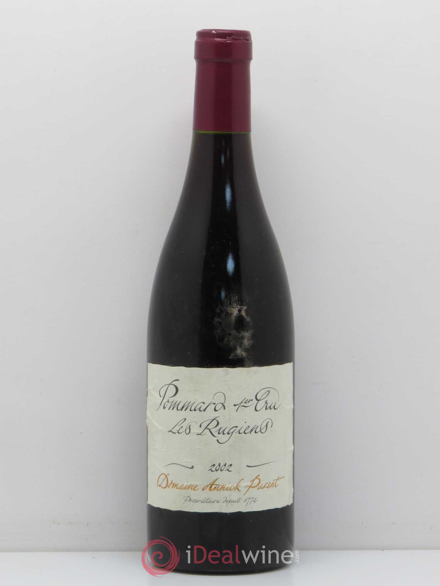 Pommard 1er Cru Les Rugiens Parent (Domaine) 2002 - Lot de 1 bouteille - 0