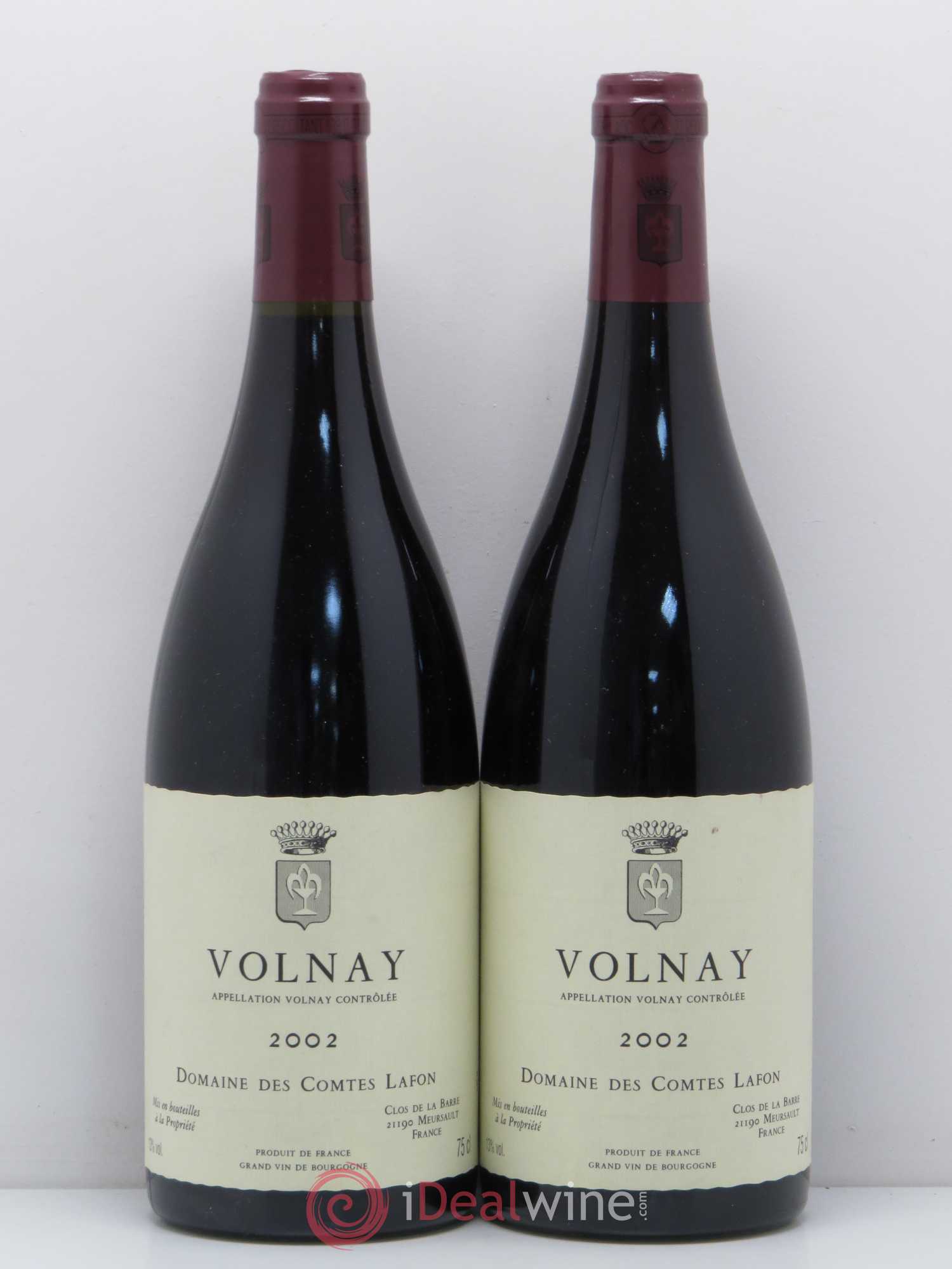 Volnay Comtes Lafon (Domaine des) 2002 - Lot de 2 bouteilles - 0
