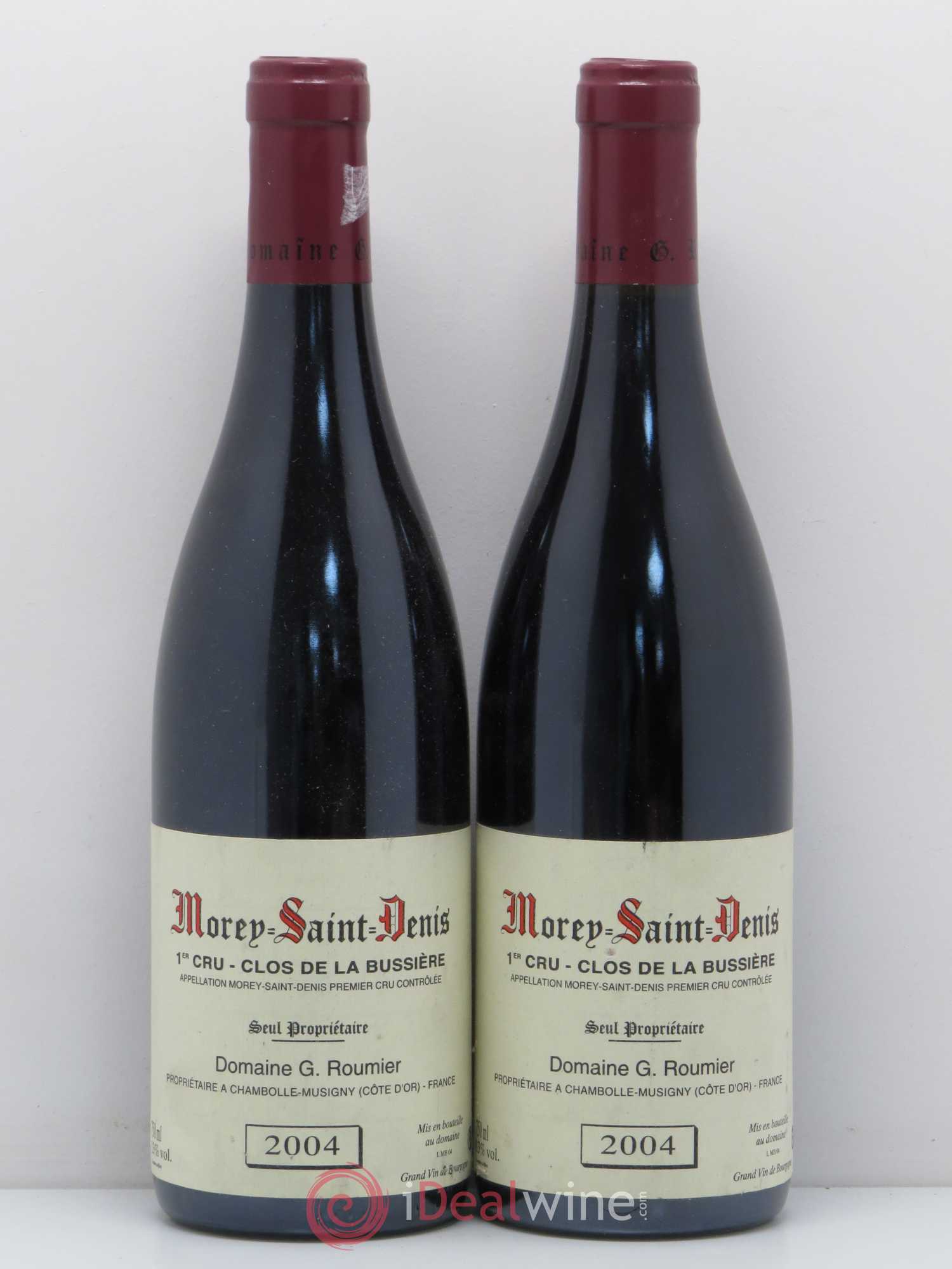 Morey-Saint-Denis 1er Cru Clos de la Bussière Georges Roumier (Domaine) 2004 - Lot de 2 bouteilles - 0