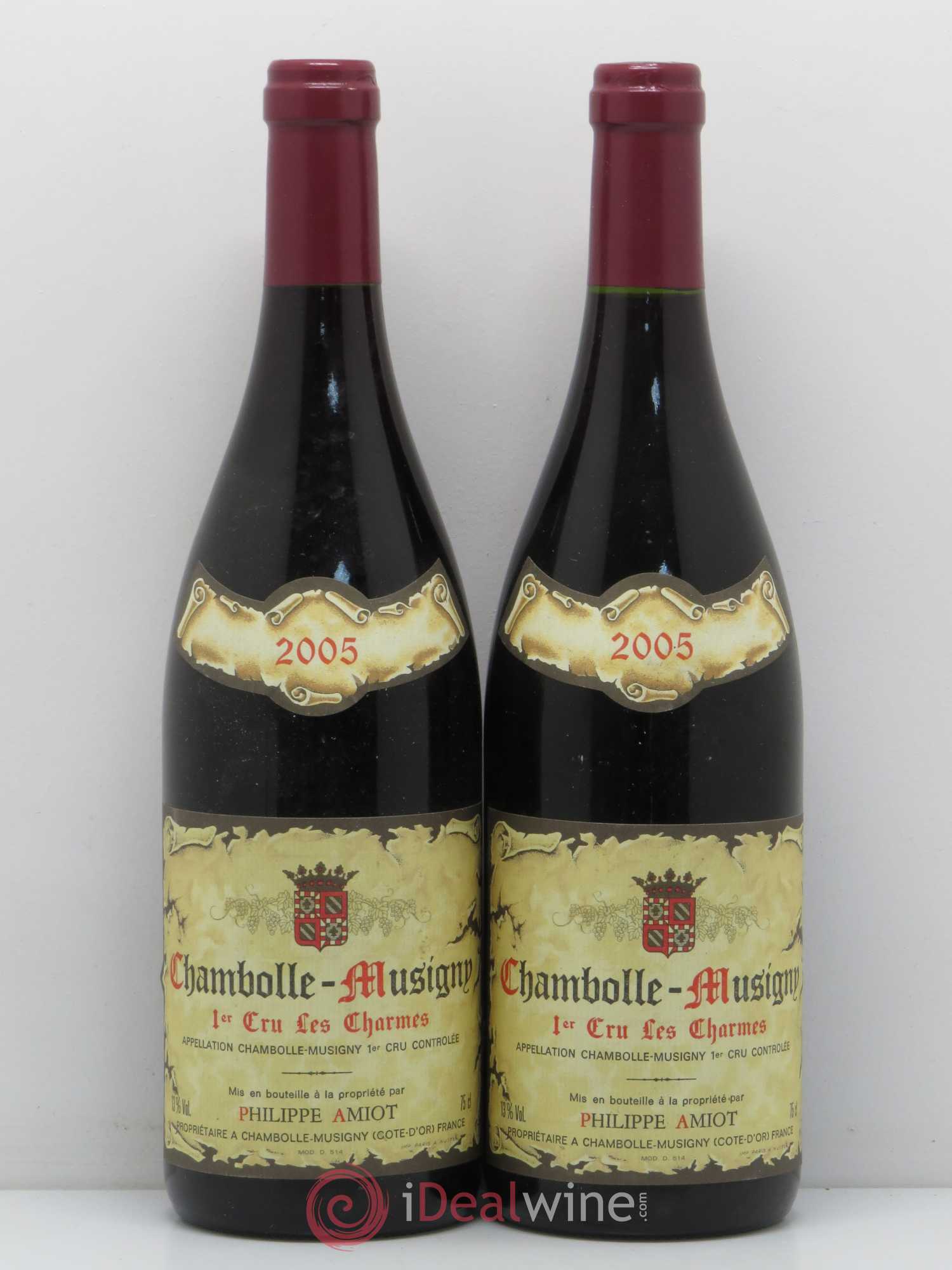 Chambolle-Musigny 1er Cru Les Charmes Philippe Amiot 2005 - Posten von 2 Flaschen - 0