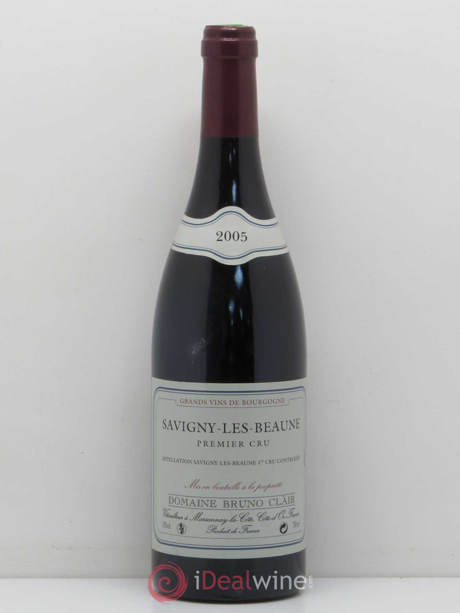 Savigny-lès-Beaune 1er Cru Bruno Clair (Domaine) 2005 - Lot de 1 bouteille - 0
