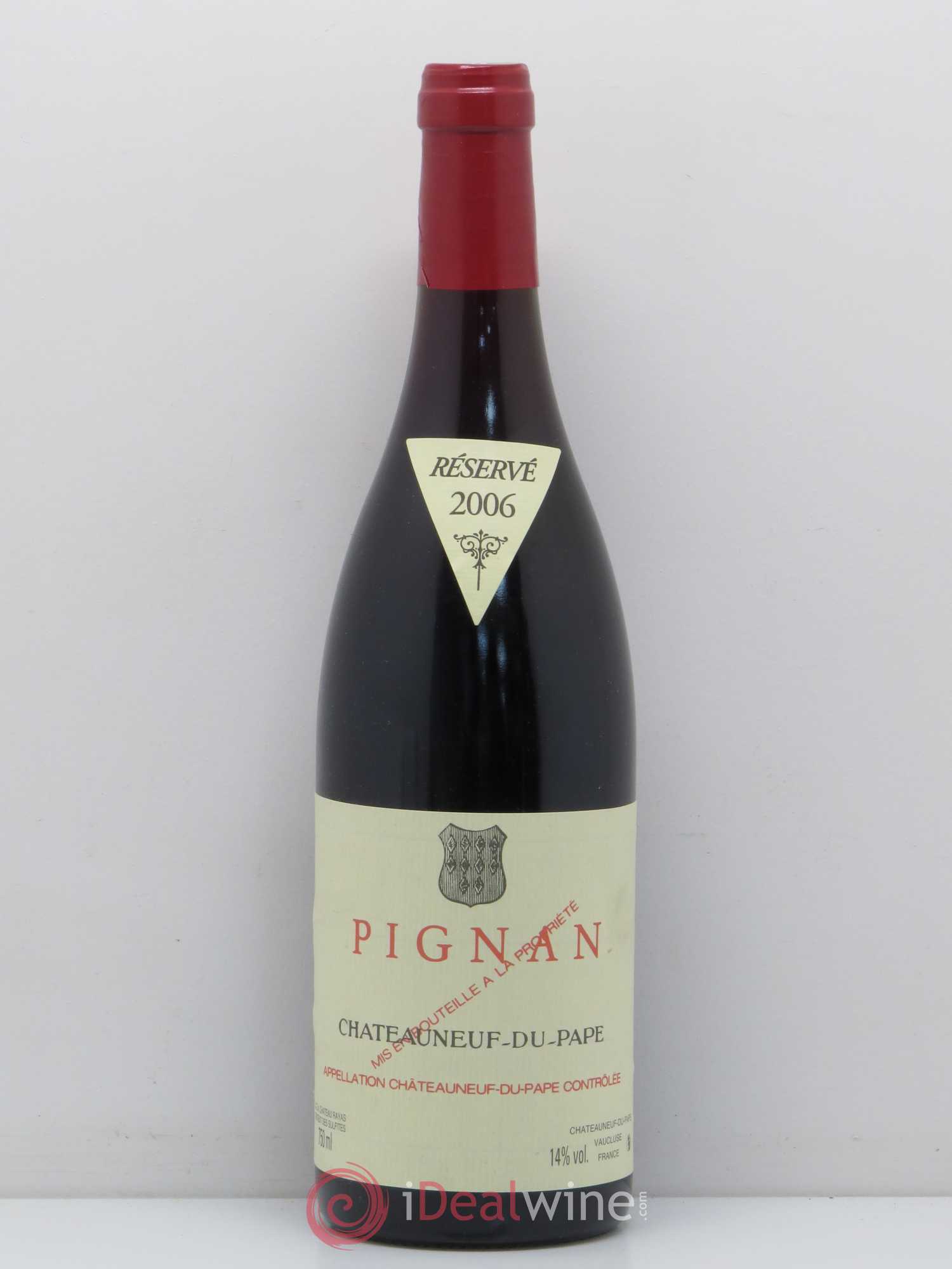 Châteauneuf-du-Pape Pignan Emmanuel Reynaud 2006 - Lot de 1 bouteille - 0