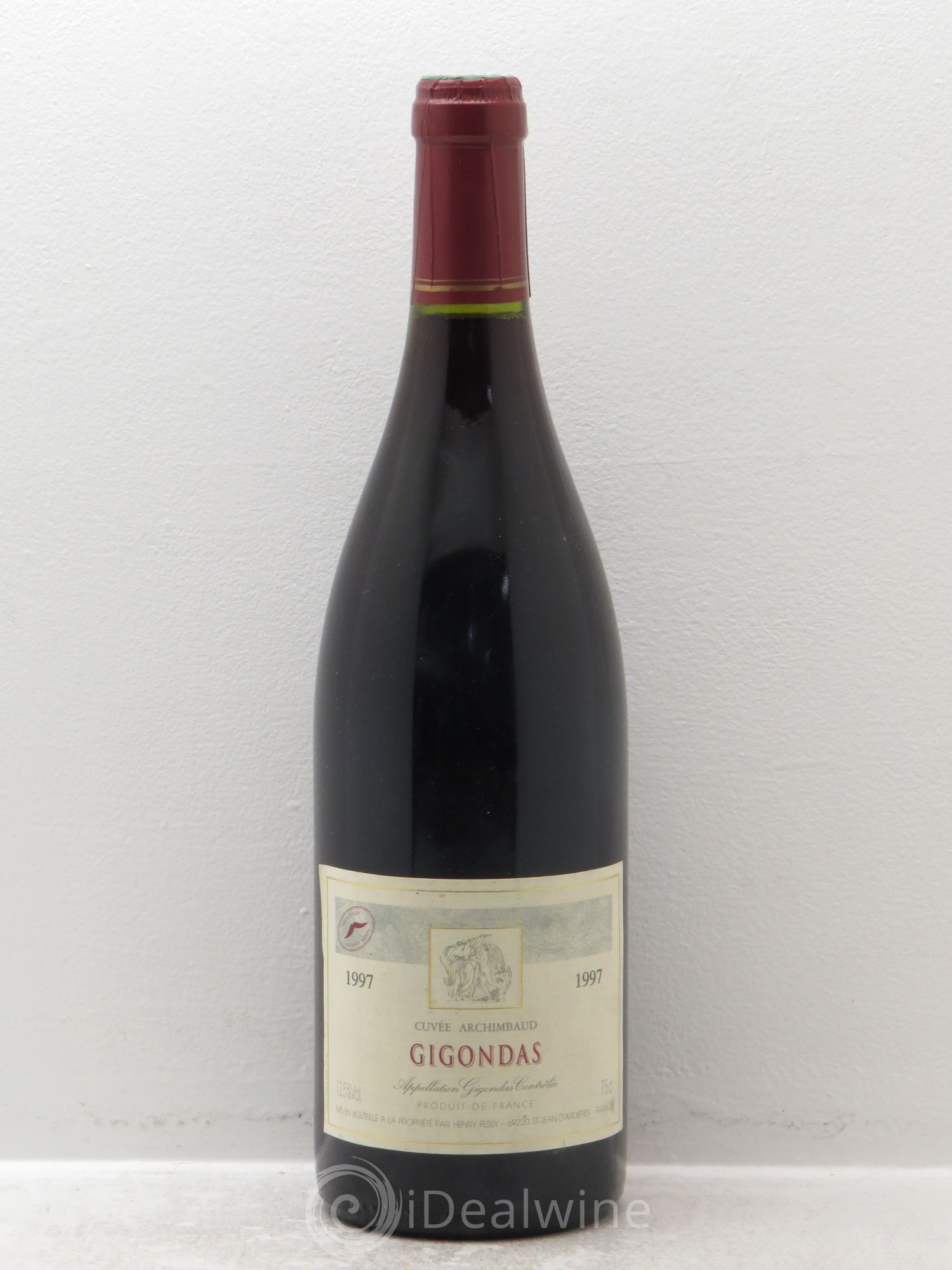 Gigondas Cuvée Archimbaud - Sélection Henry Fessy 1997 - Posten von 1 Flasche - 0
