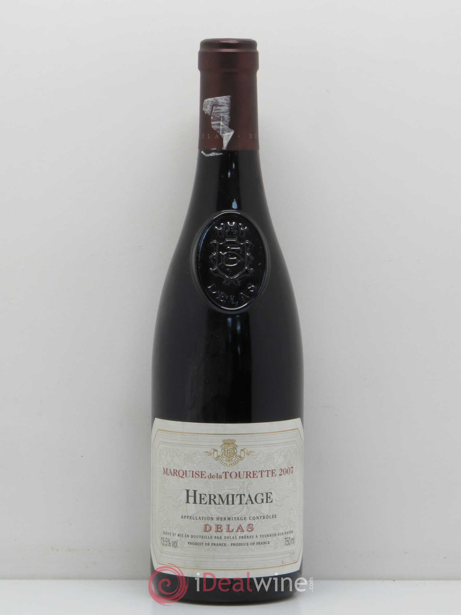 Hermitage Marquise de la Tourette Delas Frères 2007 - Lot de 1 bouteille - 0