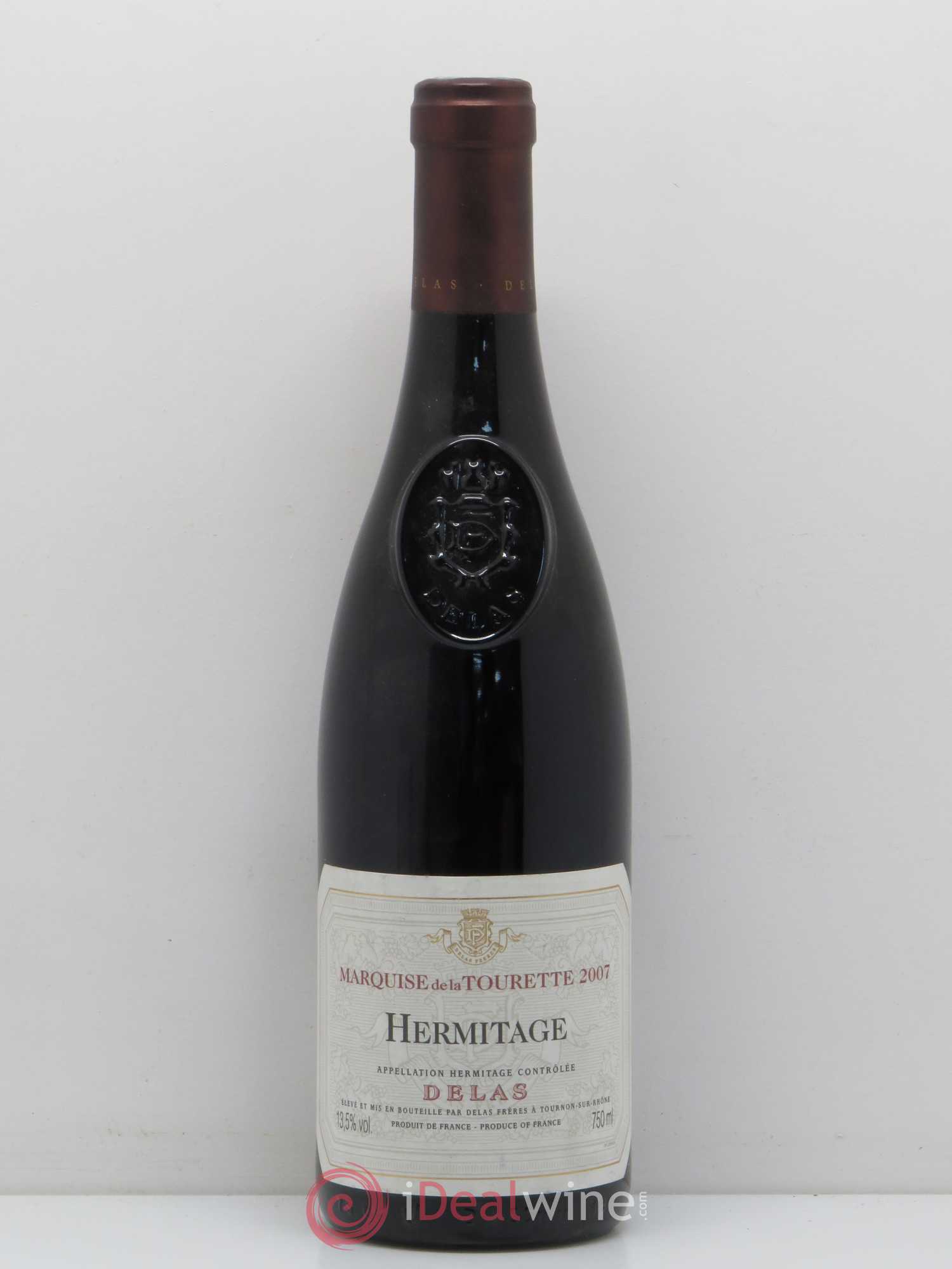 Hermitage Marquise de la Tourette Delas Frères 2007 - Lot de 1 bouteille - 0