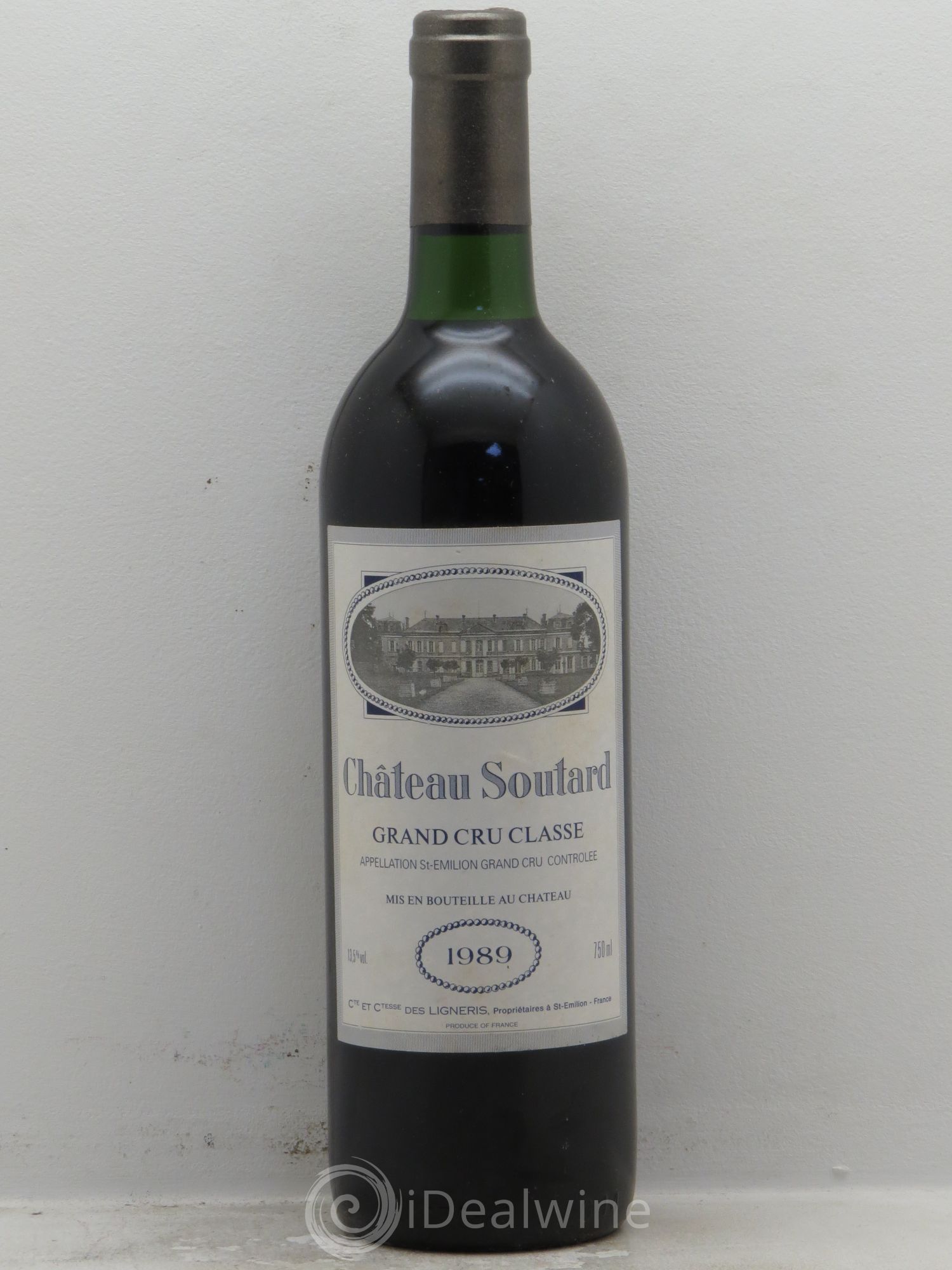 Château Soutard Grand Cru Classé 1989 - Lot de 6 bouteilles - 0