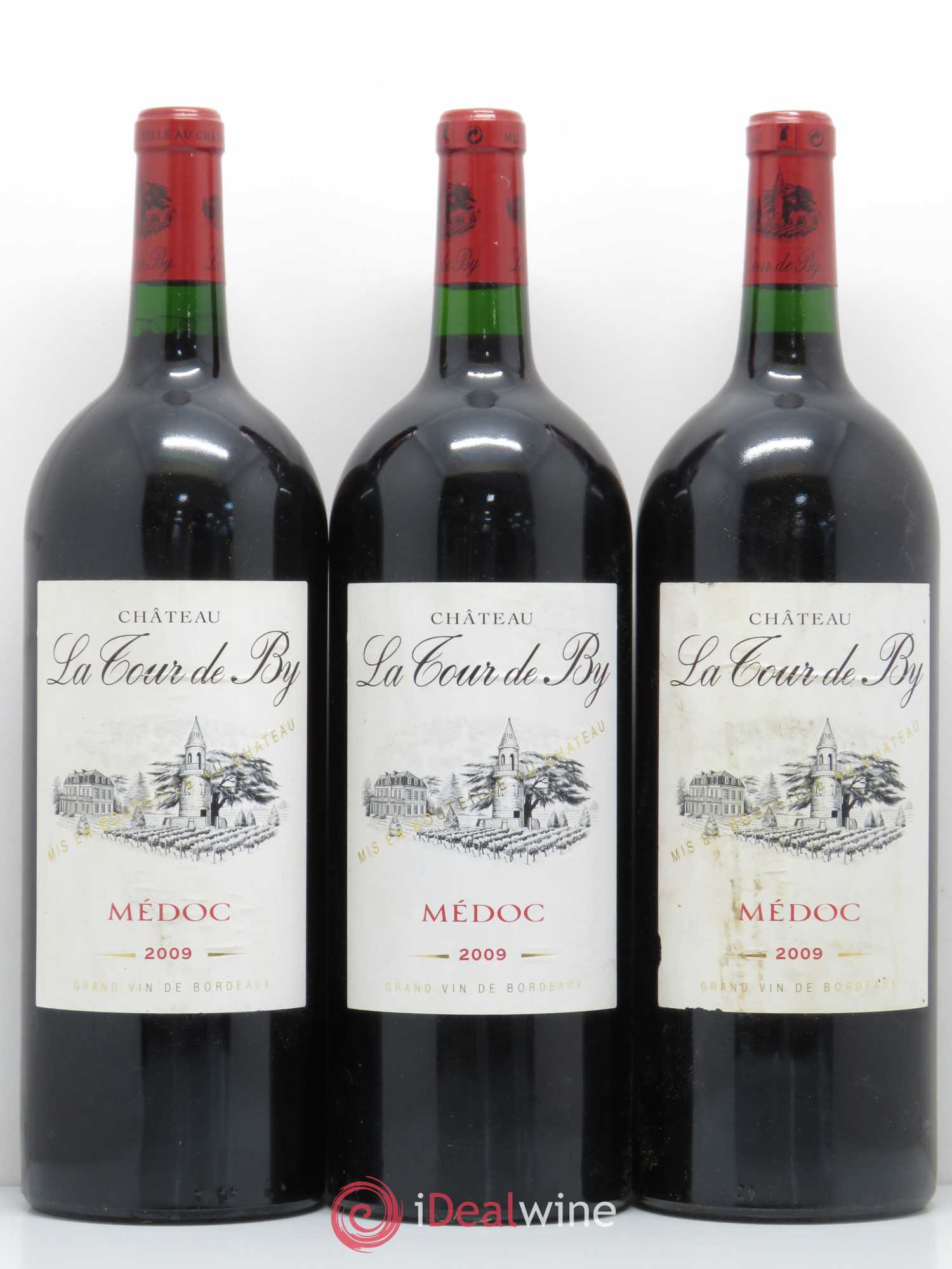 Château La Tour de By Cru Bourgeois 2009 - Lot de 3 magnums - 0