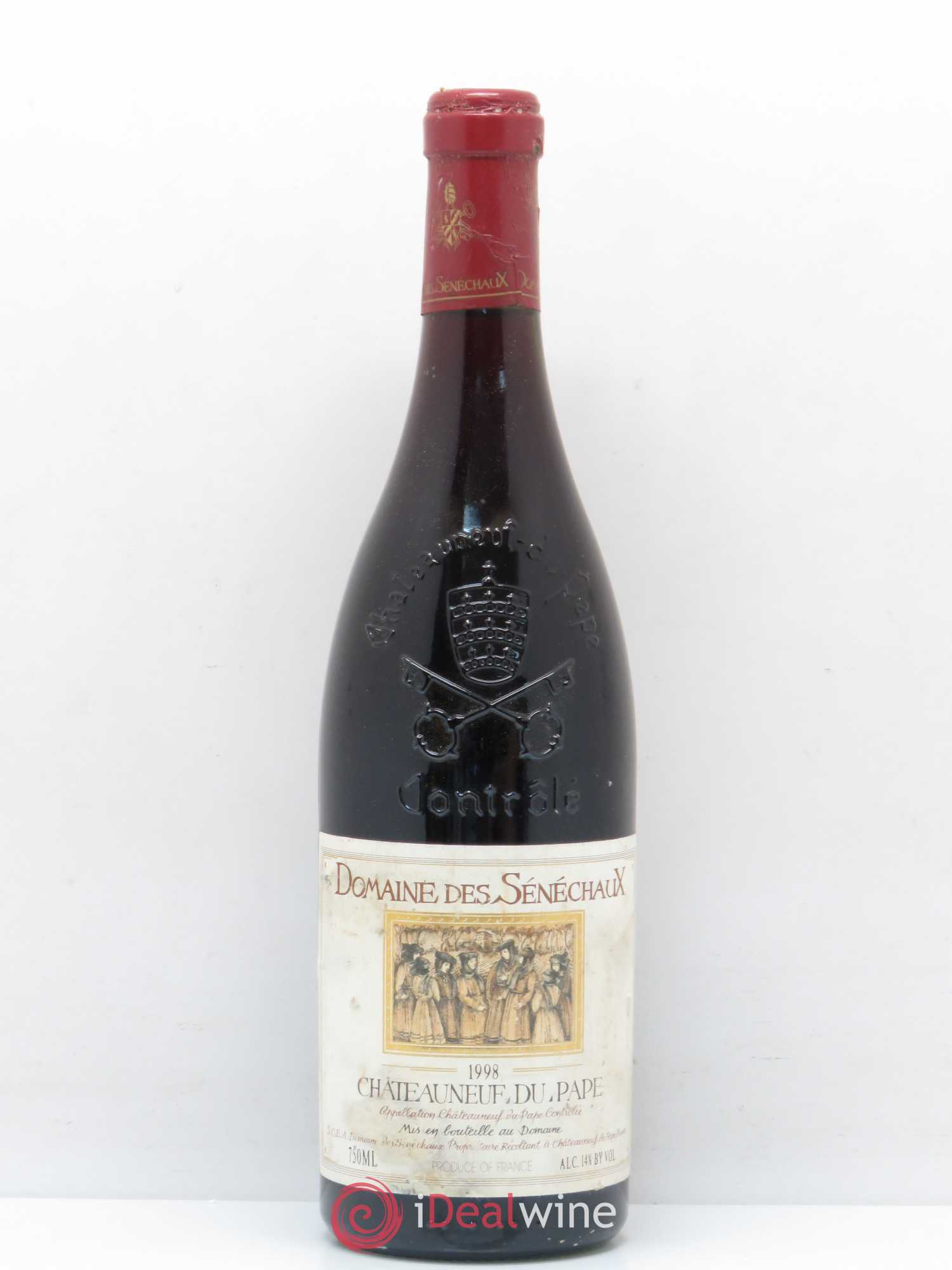 Châteauneuf-du-Pape Sénéchaux (Domaine des) Famille J-M. Cazès 1998 - Lot de 1 bouteille - 0