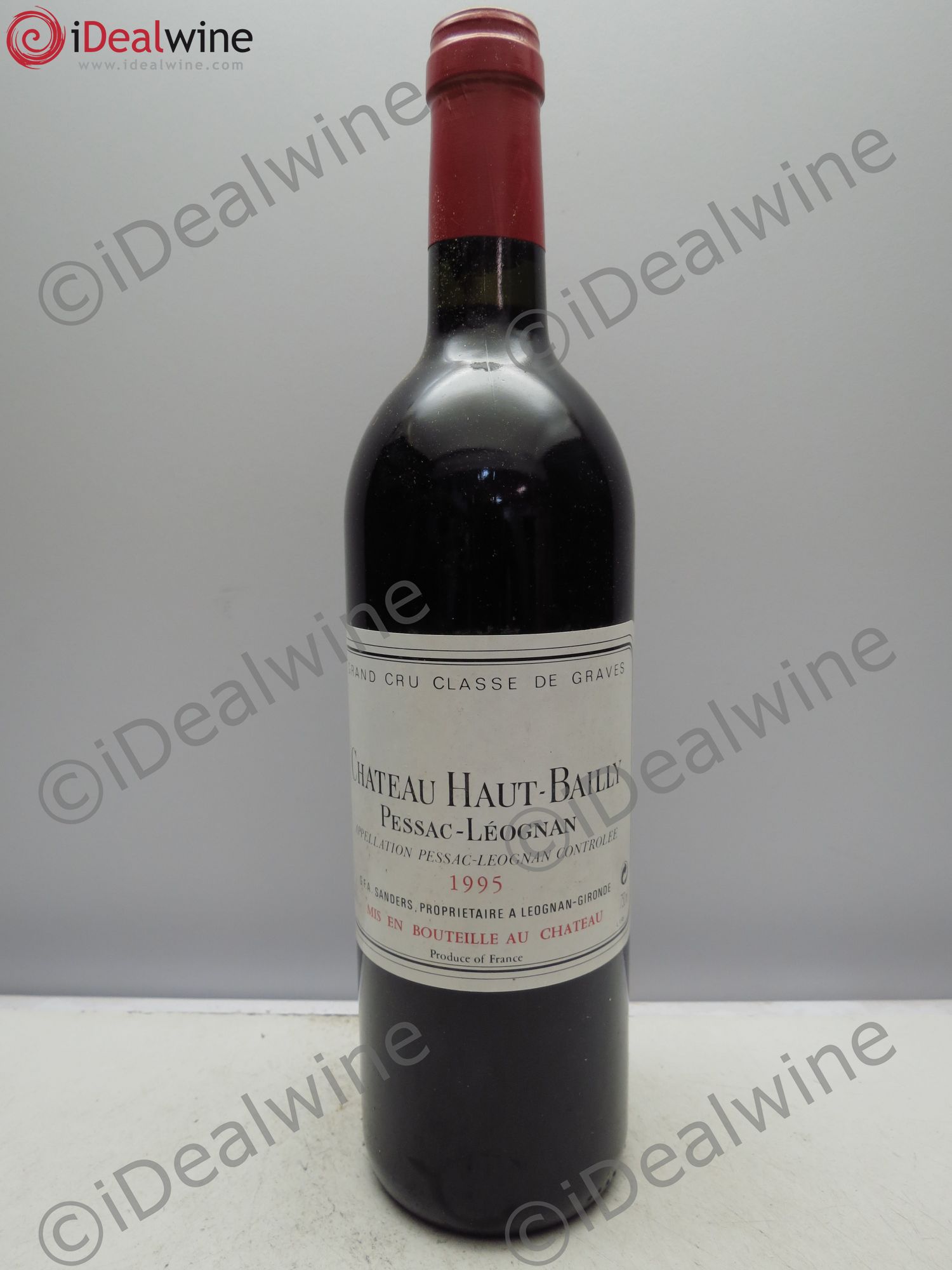 Château Haut-Bailly Cru Classé de Graves (CB sans couvercle) 1995 - Lot de 6 bouteilles - 0