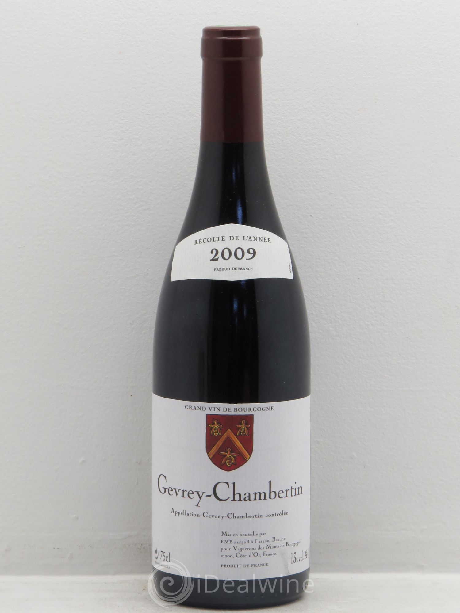 Gevrey-Chambertin Vignerons des Monts de Bourgogne 2009 - Lot de 6 bouteilles - 0