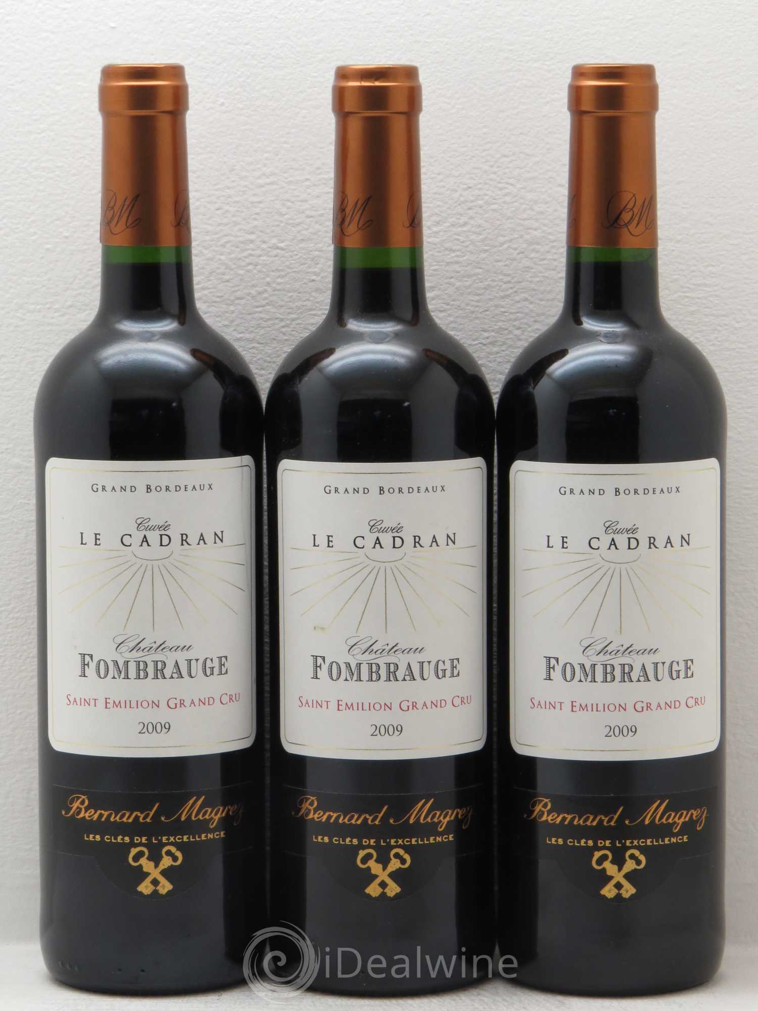 Château Fombrauge Grand Cru Classé Cuvée Le Cadran 2009 - Lot de 3 bouteilles - 0