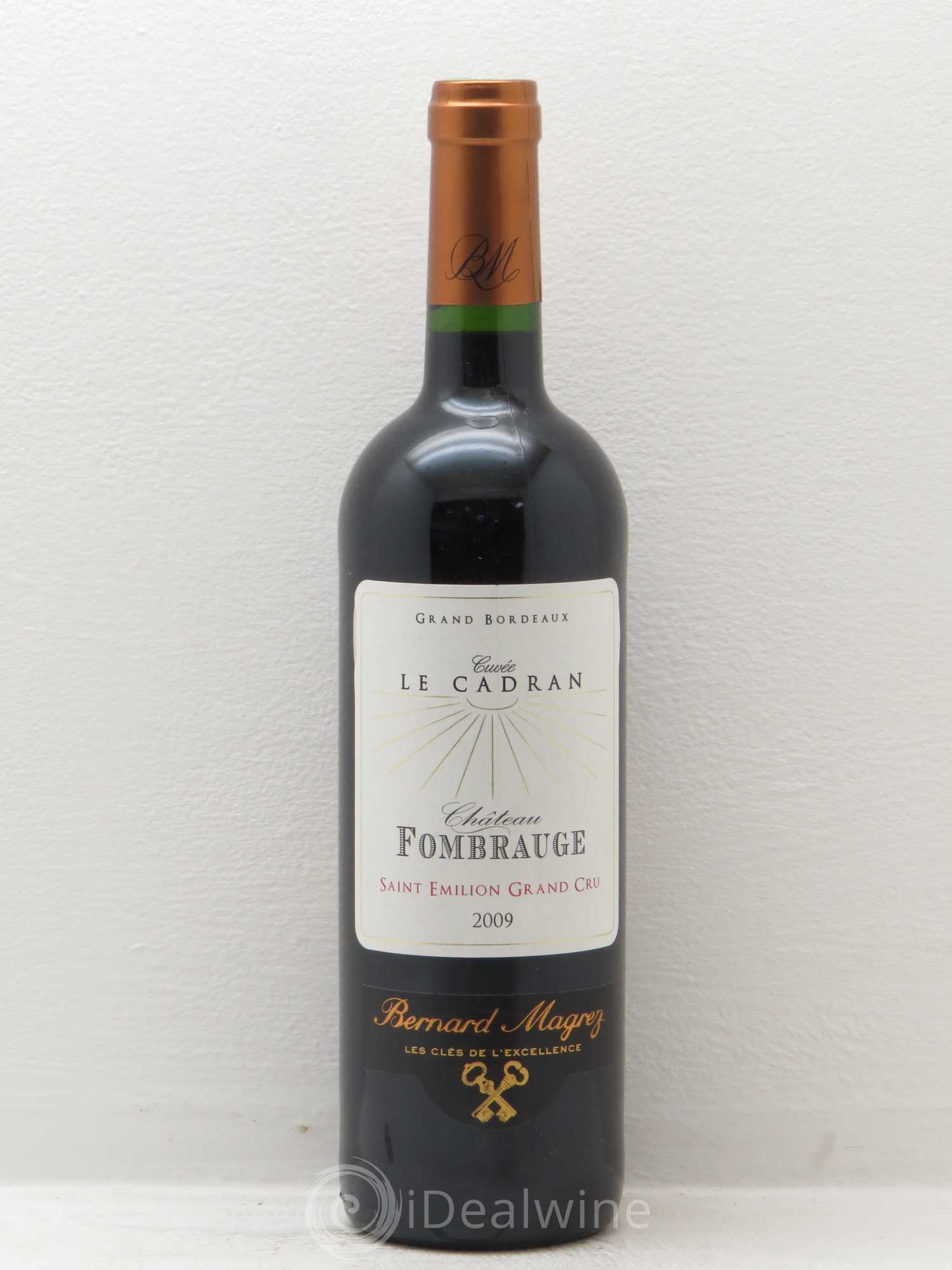 Château Fombrauge Grand Cru Classé Cuvée Le Cadran 2009 - Lot de 1 bouteille - 0