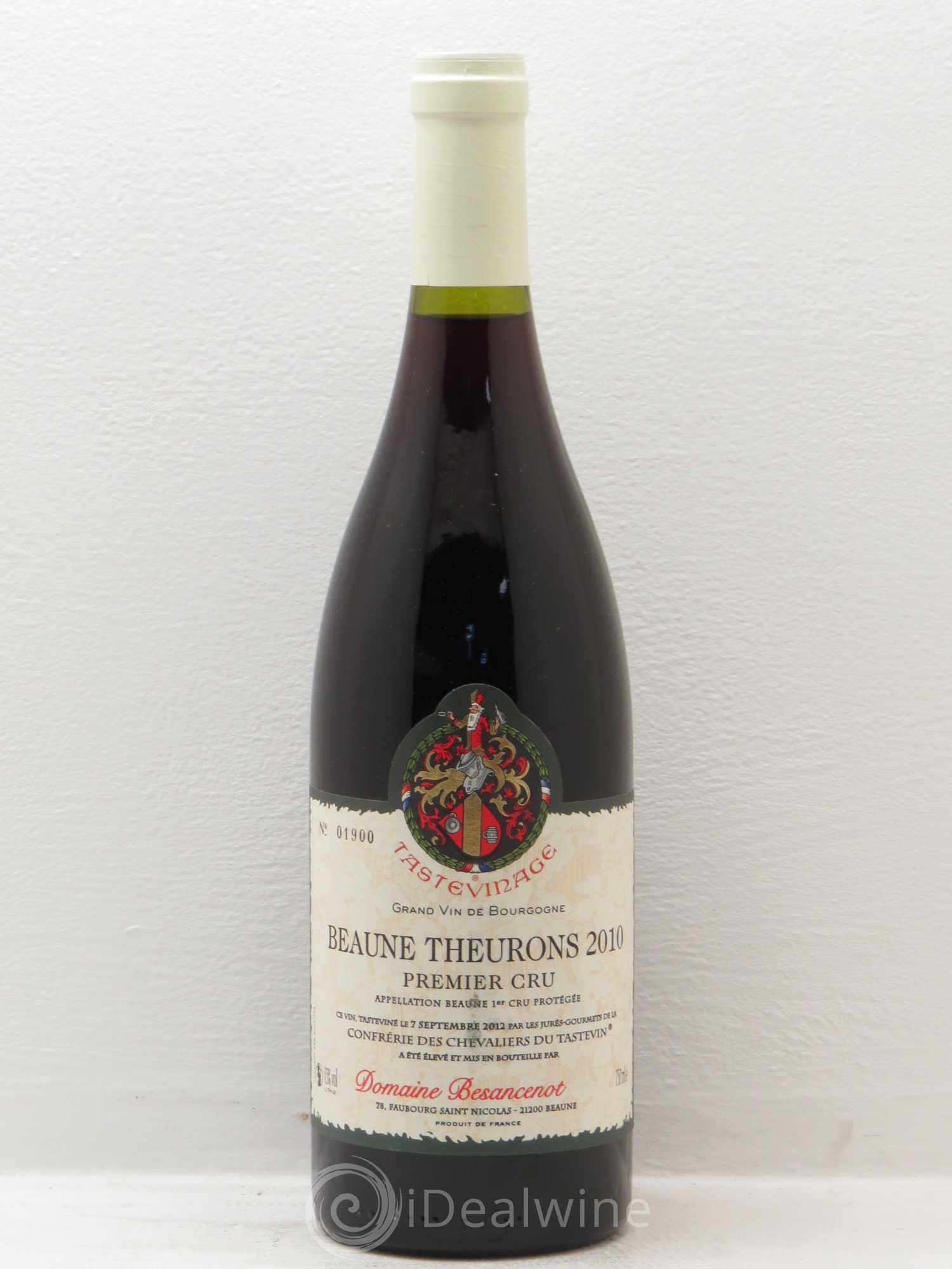 Beaune 1er Cru Domaine Besancenot 2010 - Posten von 6 Flaschen - 0