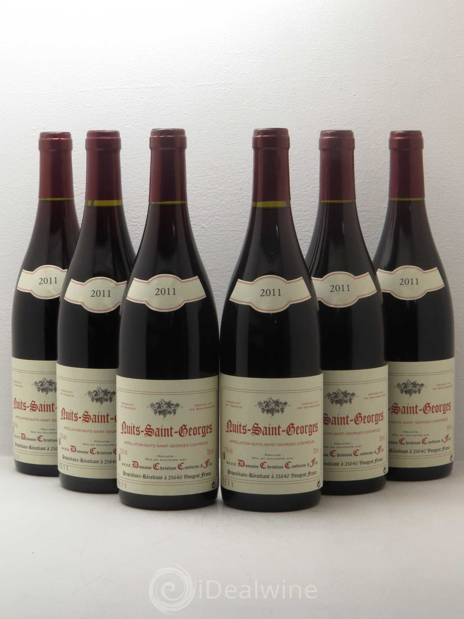 Nuits-Saint-Georges Domaine Christian Confuron & fils 2011 - Posten von 6 Flaschen - 0
