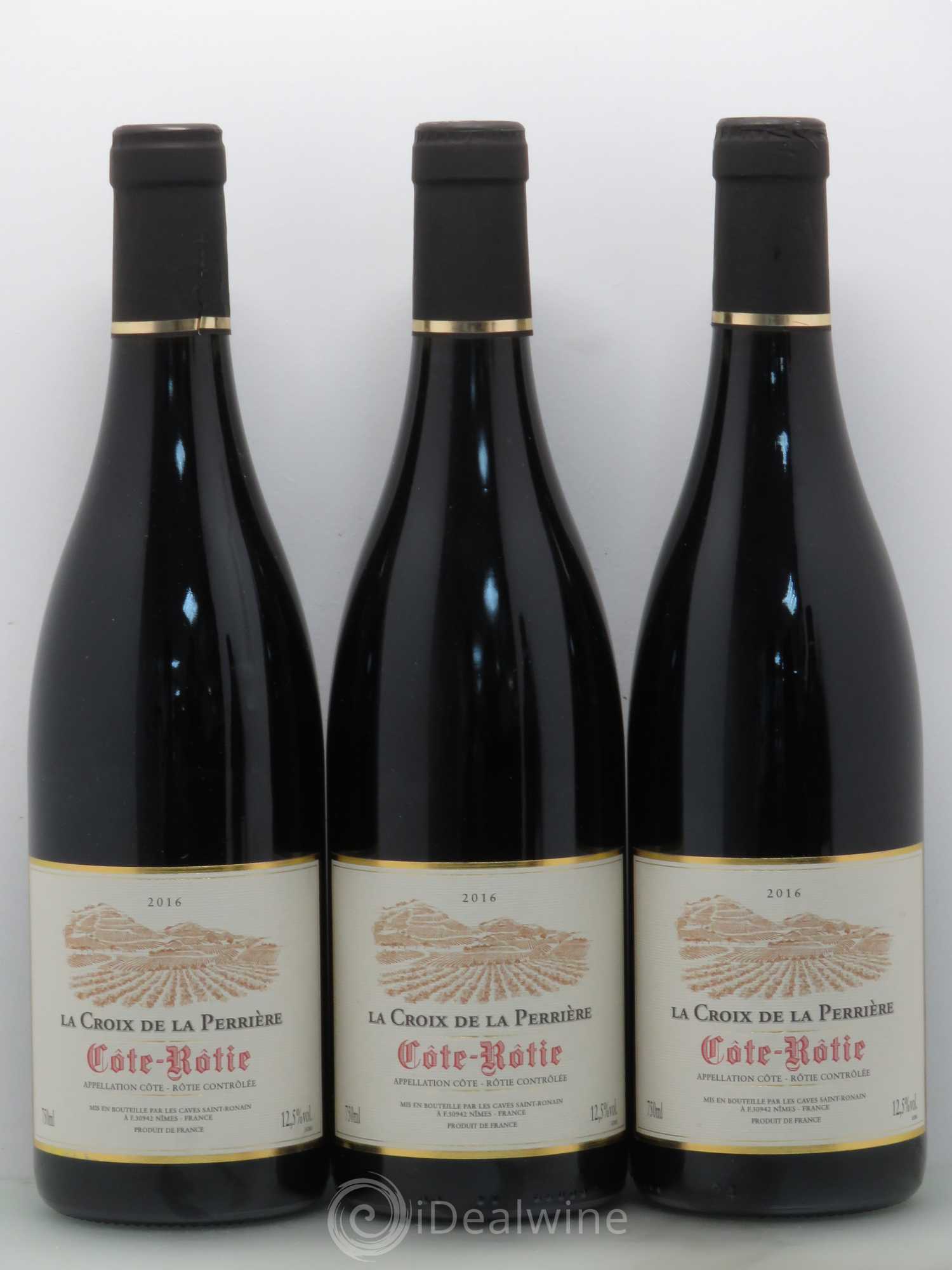 Côte-Rôtie La Croix de la Perrière - Caves Saint Ronain 2016 - Posten von 3 Flaschen - 0