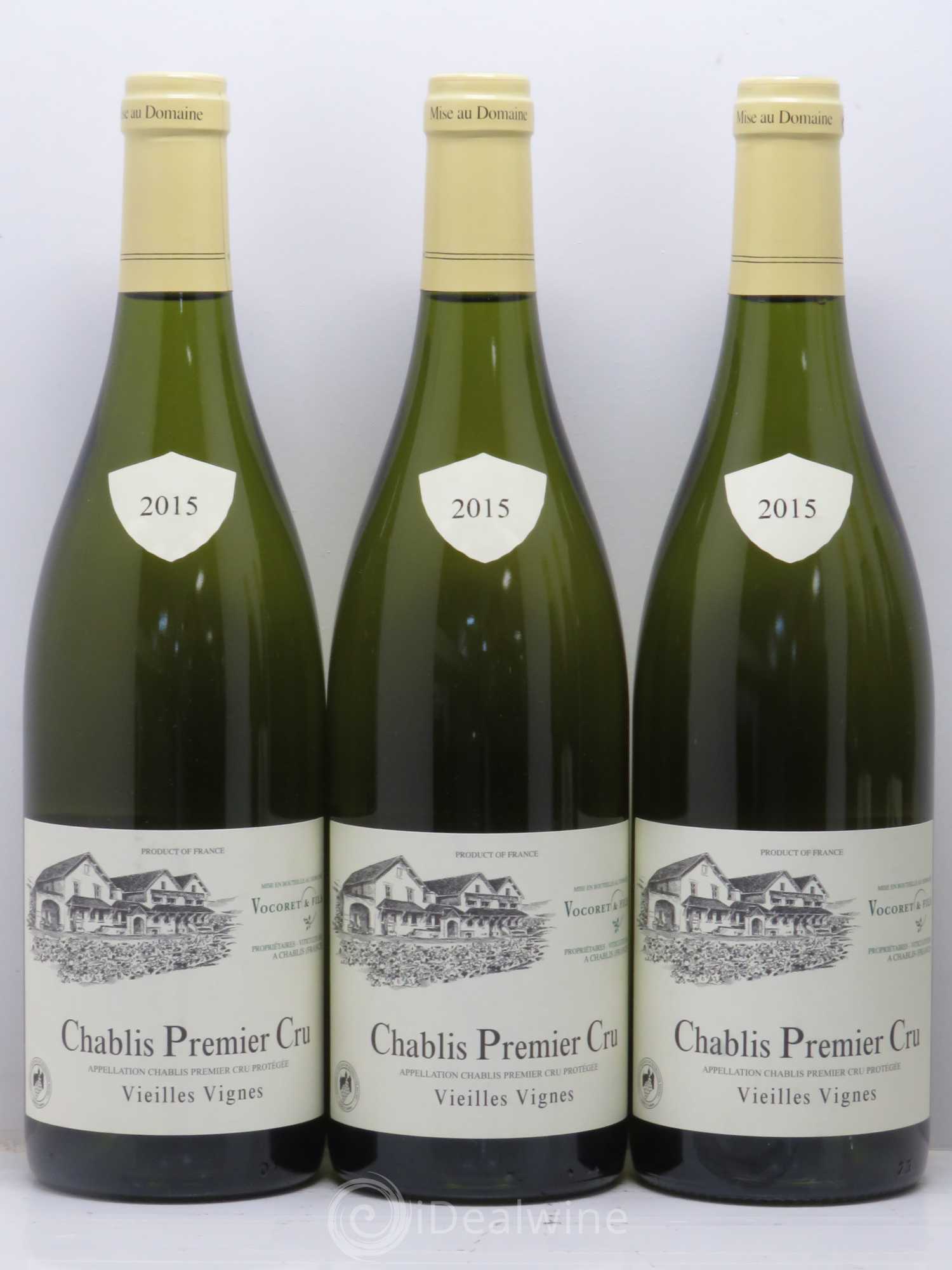 Chablis 1er Cru Vieilles Vignes Vocoret 2015 - Lot de 6 bouteilles - 1