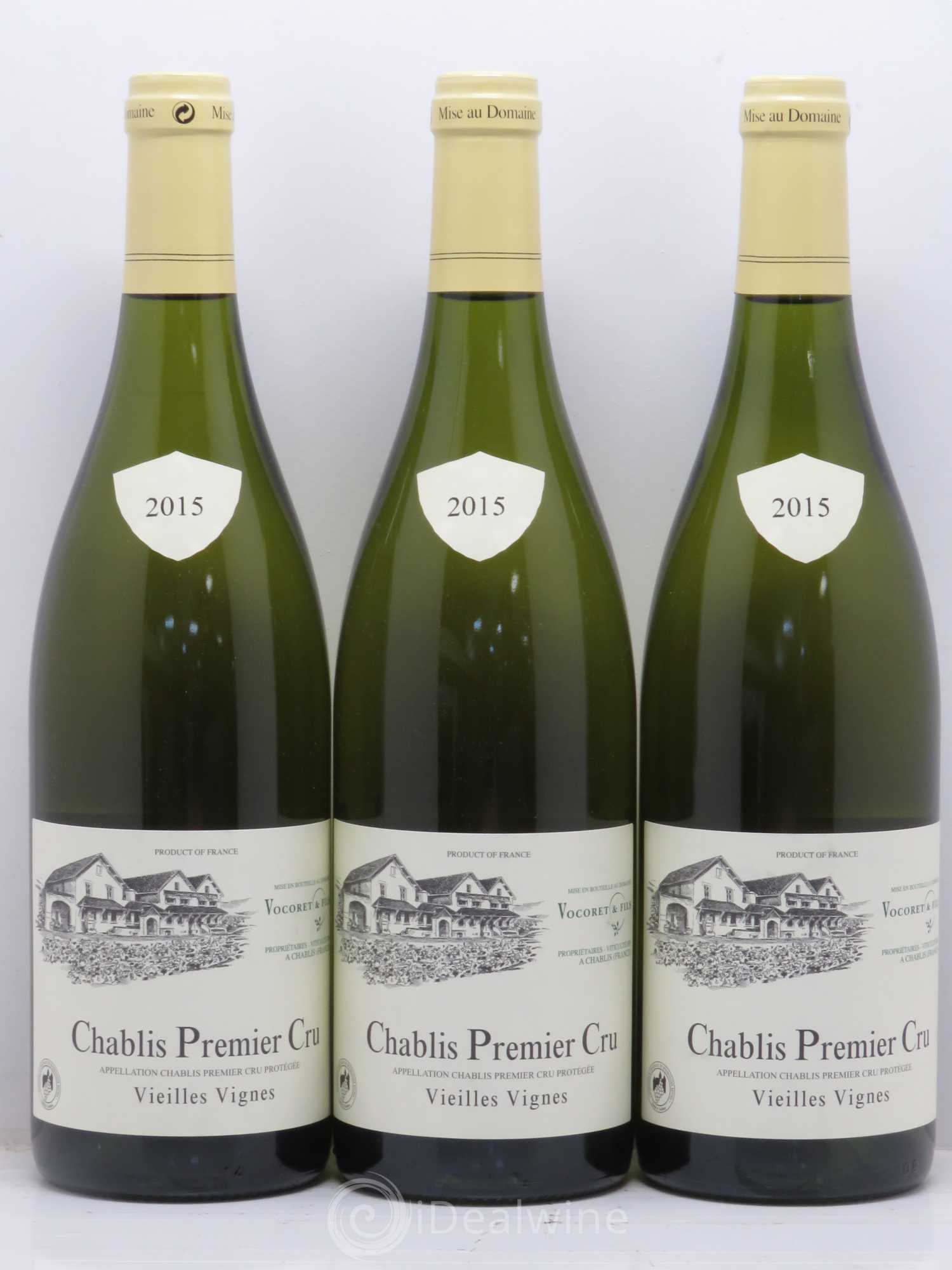 Chablis 1er Cru Vieilles Vignes Vocoret 2015 - Lot de 6 bouteilles - 2