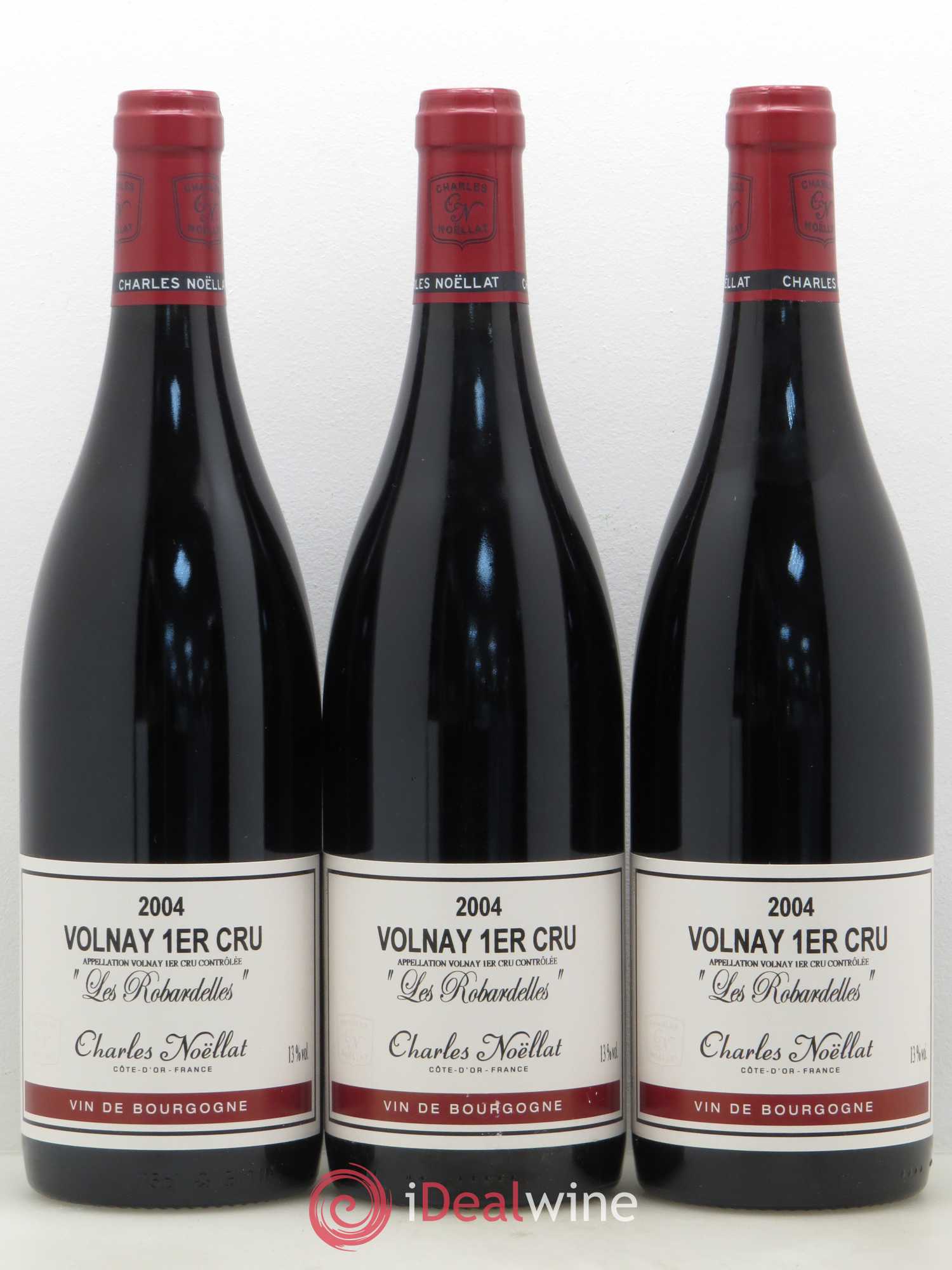 Volnay 1er Cru Robardelle Charles Noellat 2004 - Posten von 3 Flaschen - 0