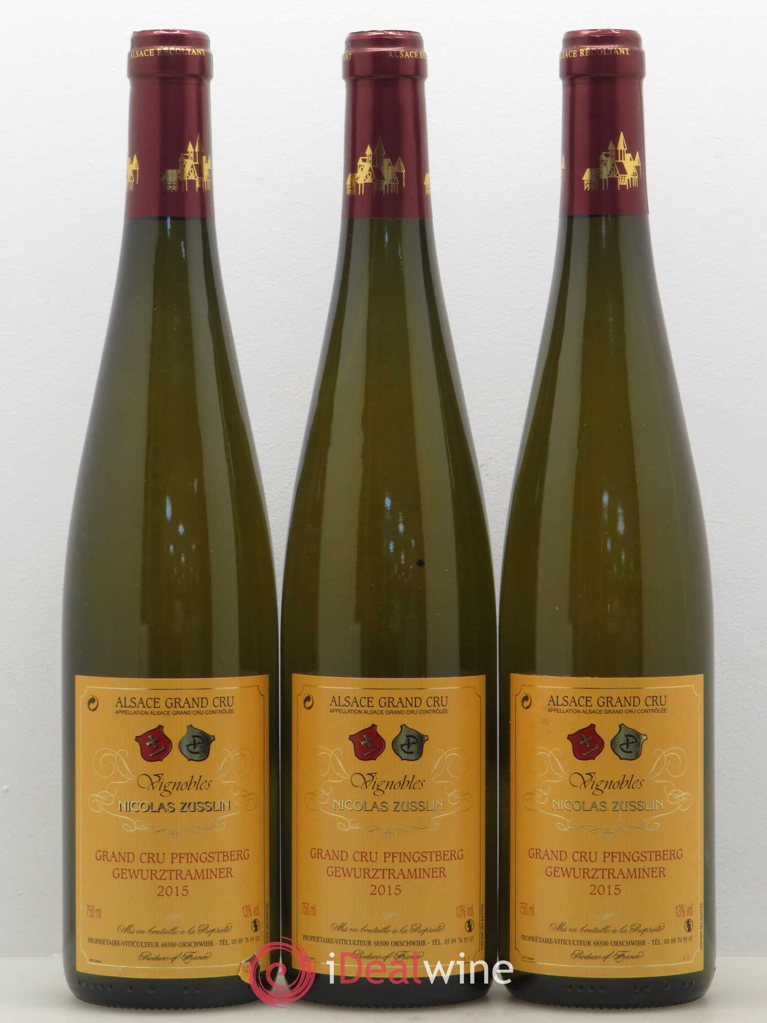 Gewurztraminer Grand Cru Nicolas Zusslin 2015 - Lot de 3 bouteilles - 0